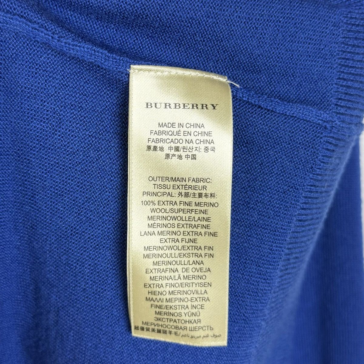 Burberry Burberry Brit Elbow Patches Merino Wool Jumper Sweater M Size US M / EU 48-50 / 2 - 13 Thumbnail