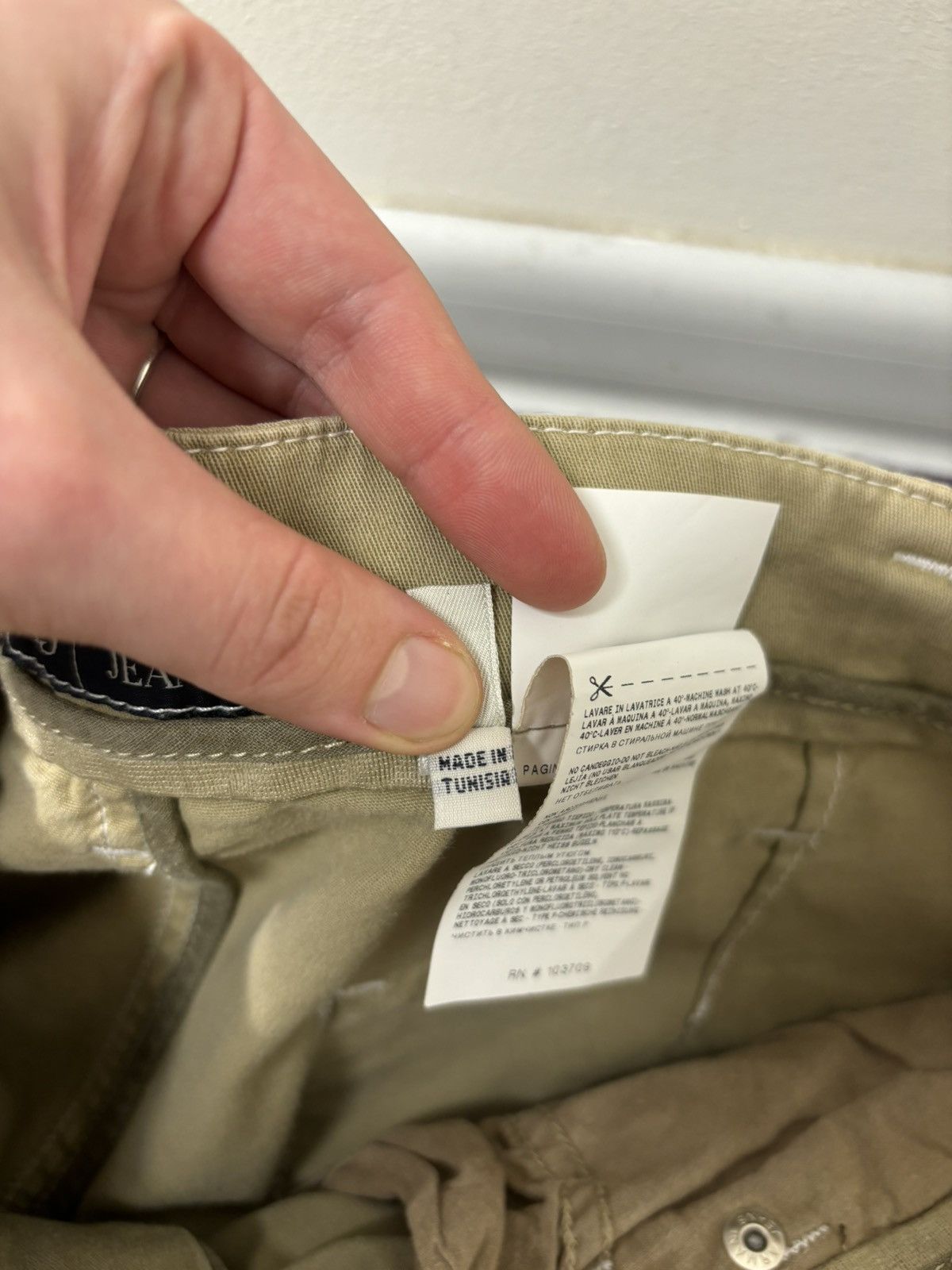 Armani Vintage Armani Jeans Men’s Structured Straight Pants Jeans Size US 32 / EU 48 - 11 Thumbnail