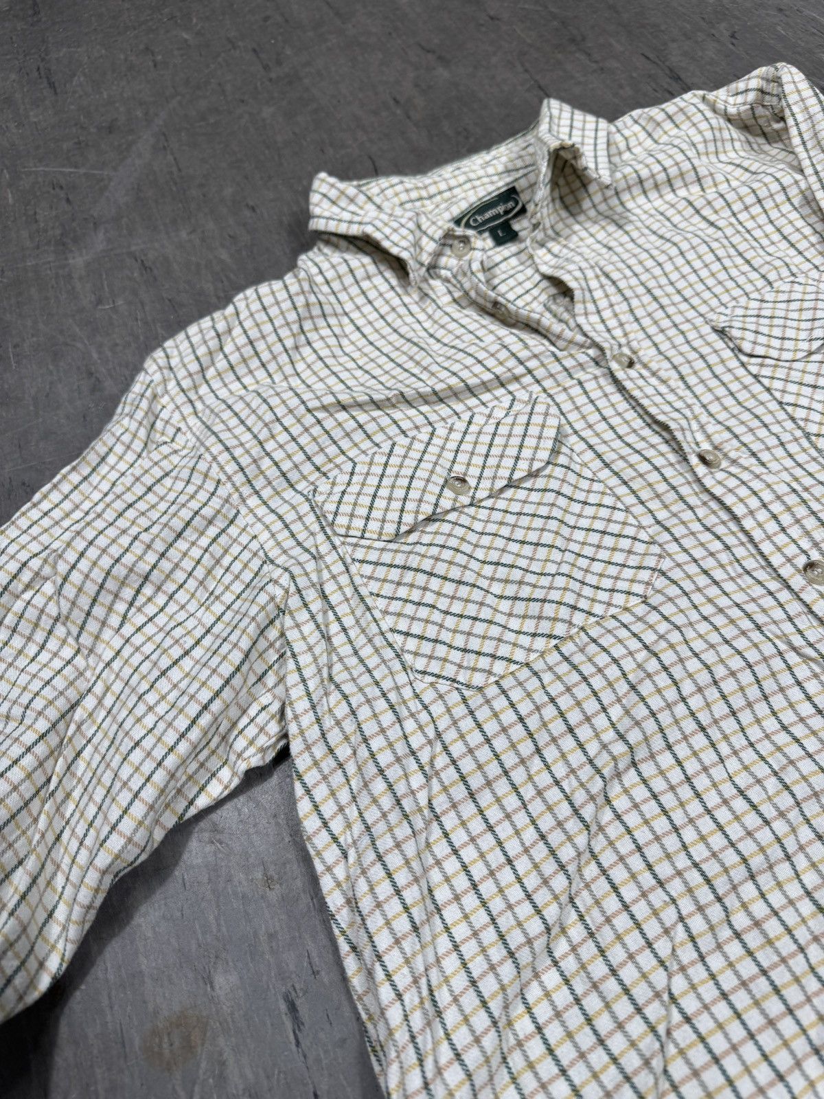 Japanese Brand ᶠᵃⁿᶜʸᵍᵘʸBOXY Suit Shirt Vintage Cropped Button Up 90s 80 Size US S / EU 44-46 / 1 - 4 Thumbnail
