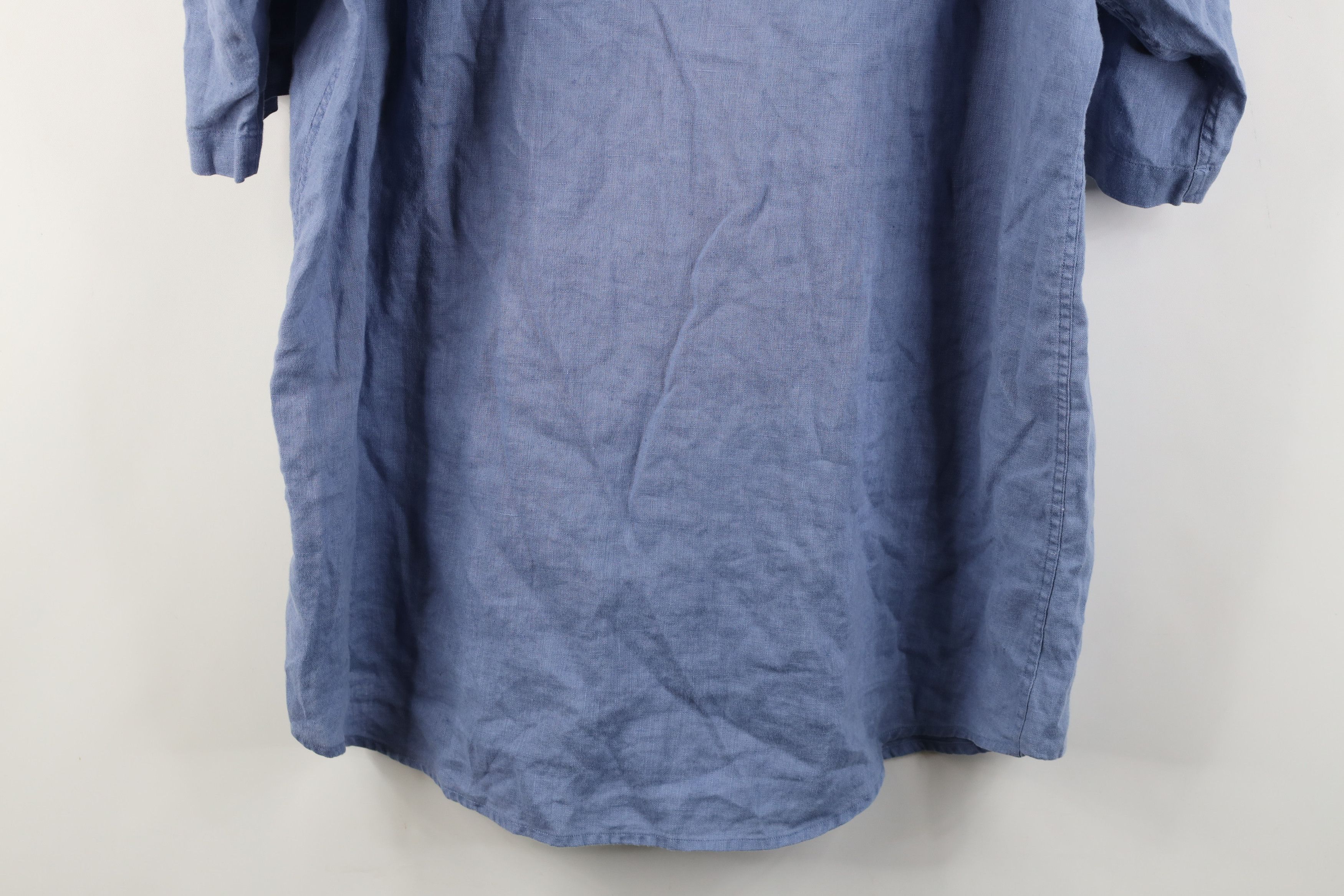 Paul Fredrick Paul Fredrick Linen Short Sleeve Collared Button Down Shirt Size US L / EU 52-54 / 3 - 11 Thumbnail