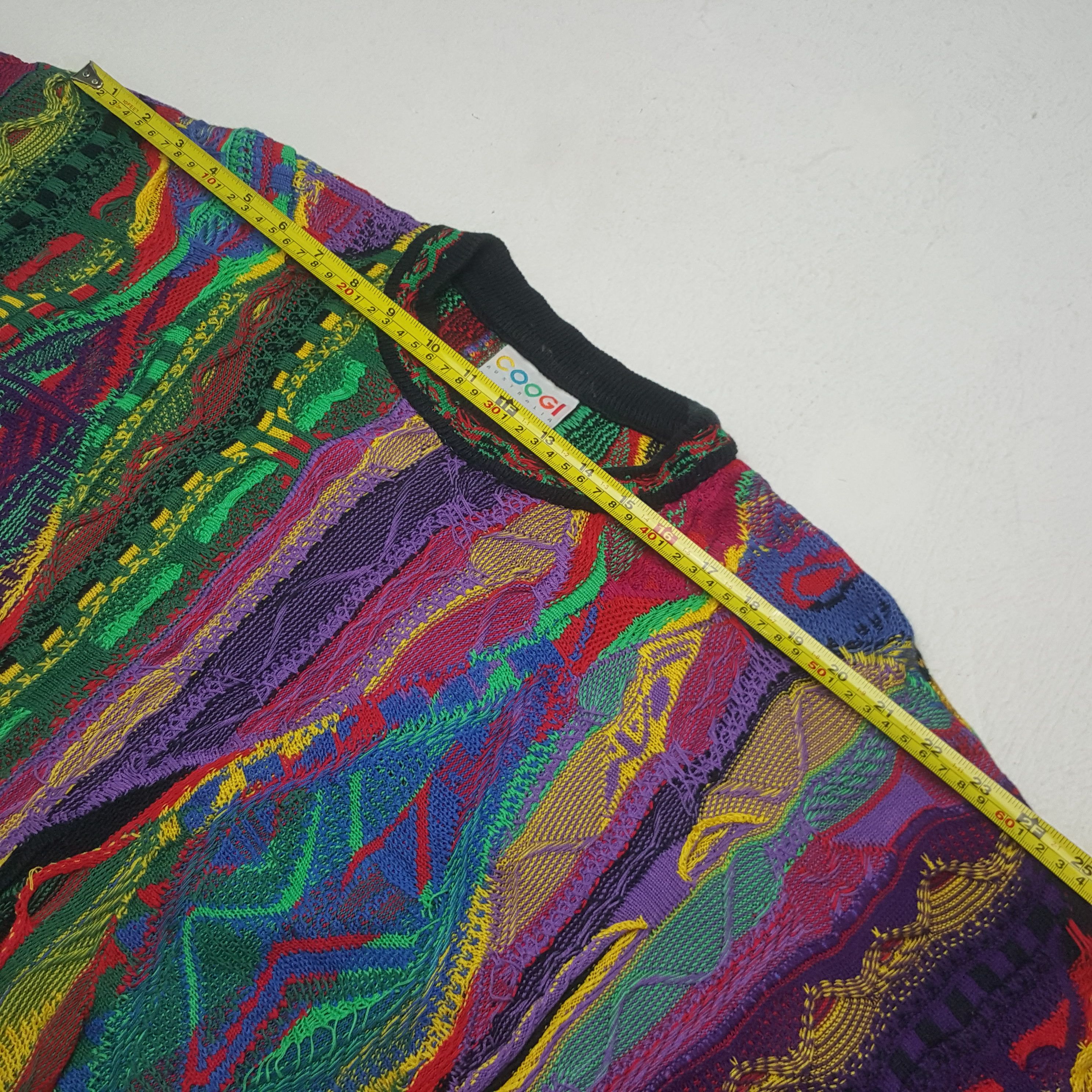 Coogi Vintage Coogi Colourfull Striped Sweatshirt Size US M / EU 48-50 / 2 - 5 Thumbnail