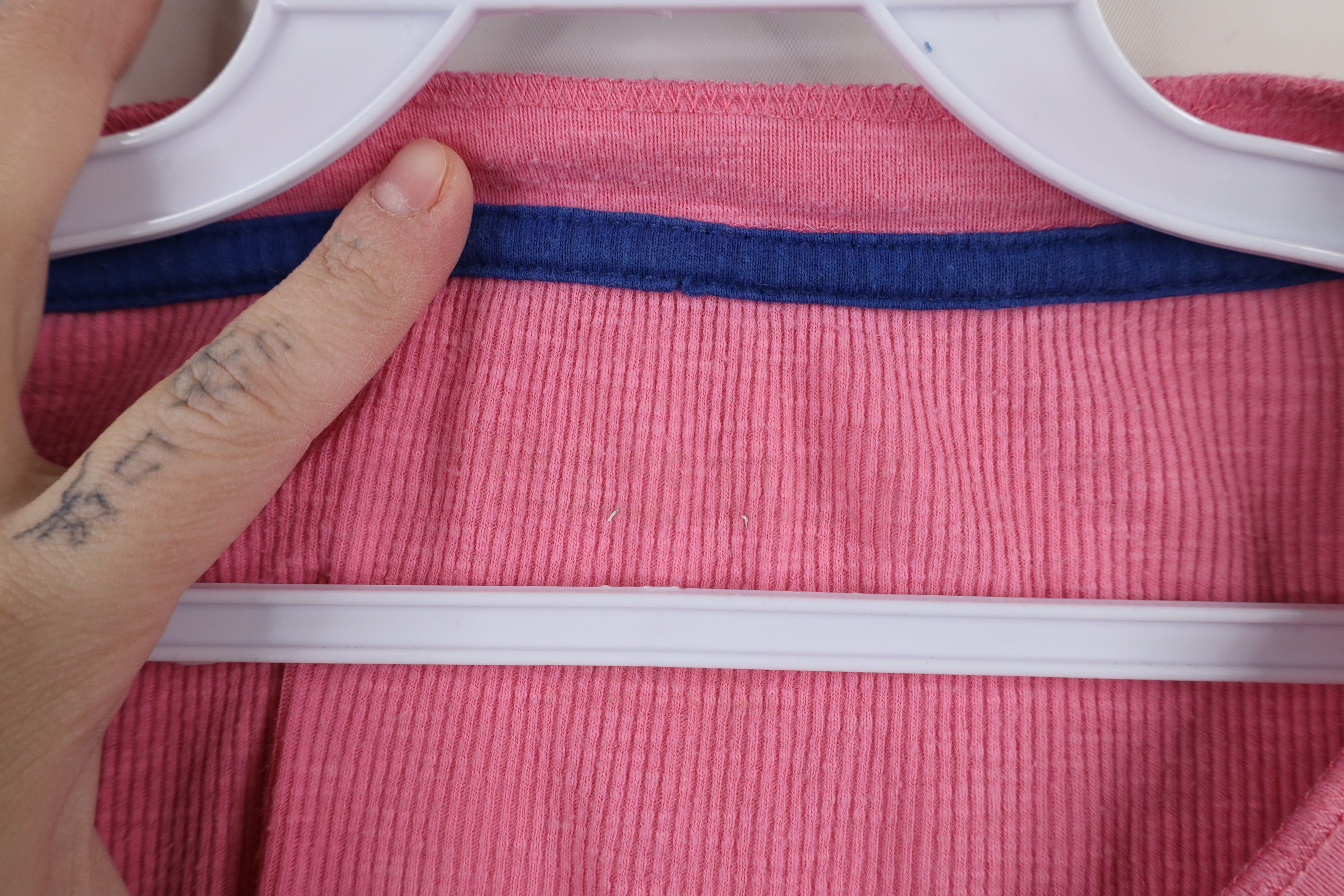 Aeropostale × Vintage Vintage Y2K 90s Aeropostale Waffle Knit Henley T-Shirt Size XL / US 12-14 / IT 48-50 - 7 Thumbnail