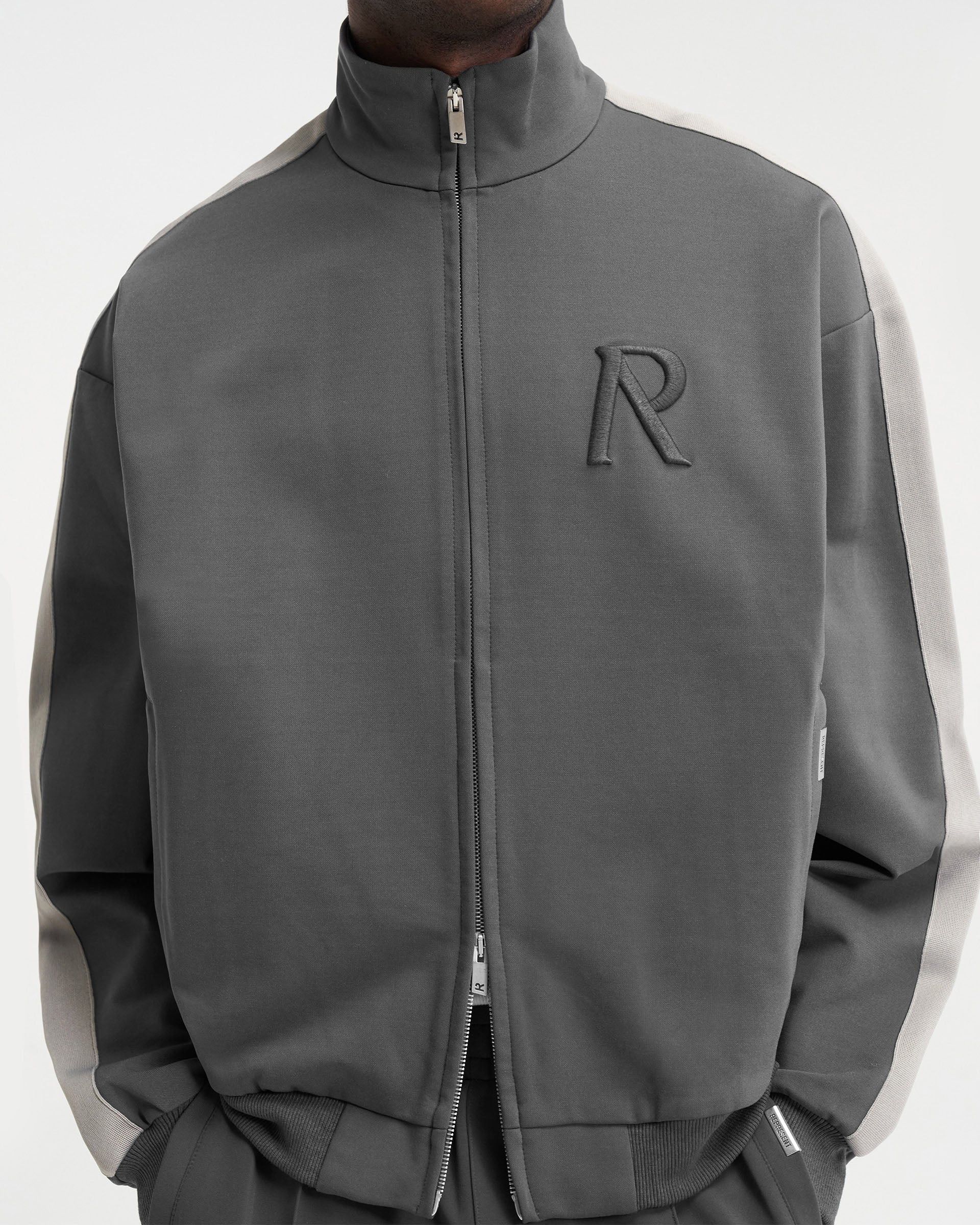 Represent Clo. Represent Men's Initial Tracksuit Jacket Iron Grey Size XS Size US XS / EU 42 / 0 - 6 Thumbnail