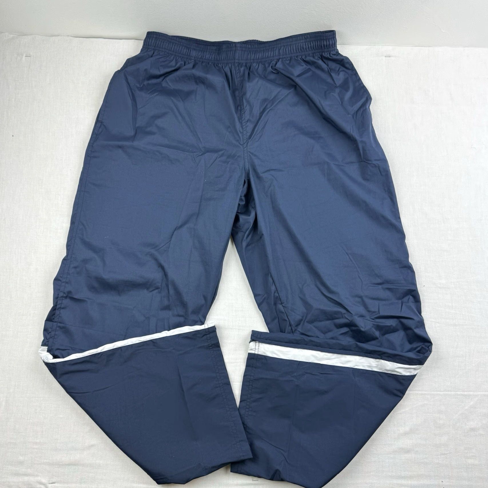 Reebok VINTAGE Reebok Track Pants Men XL Blue Sports Grunge Drawstring Baggy Size US 36 / EU 52 - 3 Thumbnail