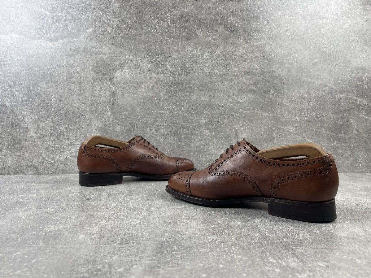 Crockett & Jones × English Laundry × Other UK Crockett & Jones Classic Brown Oxford Leather Shoes Size US 7.5 / EU 40-41 - 5 Thumbnail
