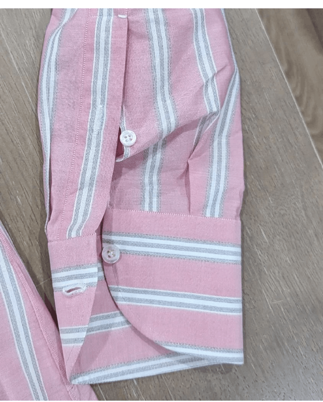 Isaia Isaia Multi Striped Dress Shirt Pink/Multi 38 US 15 Size US S / EU 44-46 / 1 - 4 Thumbnail