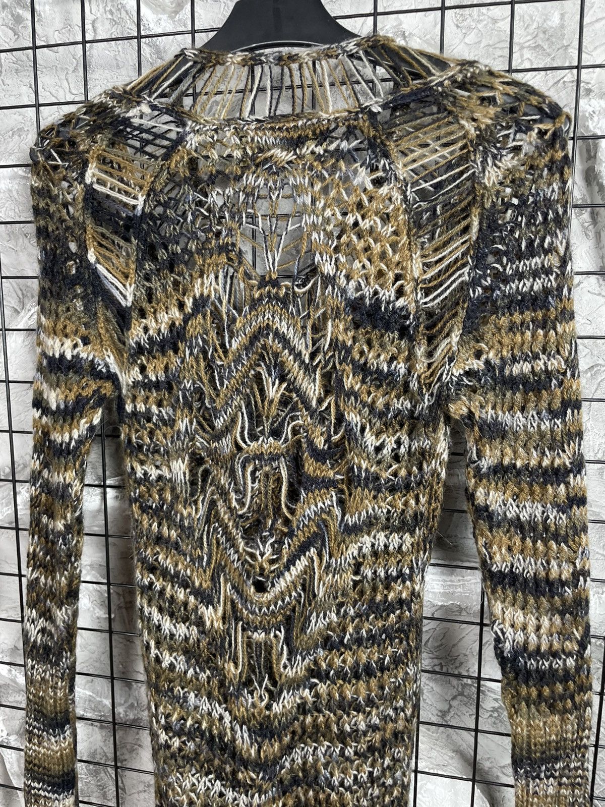 Custo Barcelona Custo Barcelona Open Knit Sweater / Dress Y2K Grunge Vintage Size ONE SIZE - 8 Thumbnail