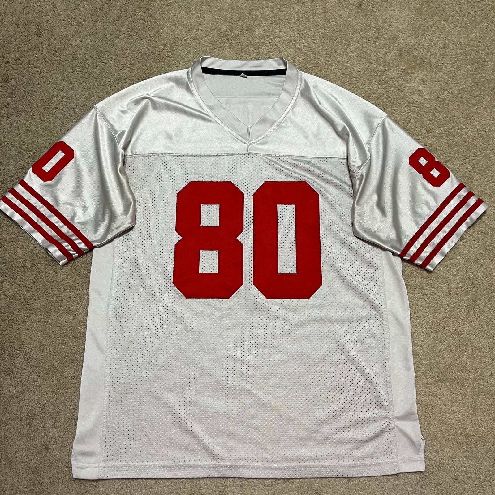 Other Vintage San Francisco 49ers Jerry Rice White Football Jersey Size US L / EU 52-54 / 3 - 1 Thumbnail