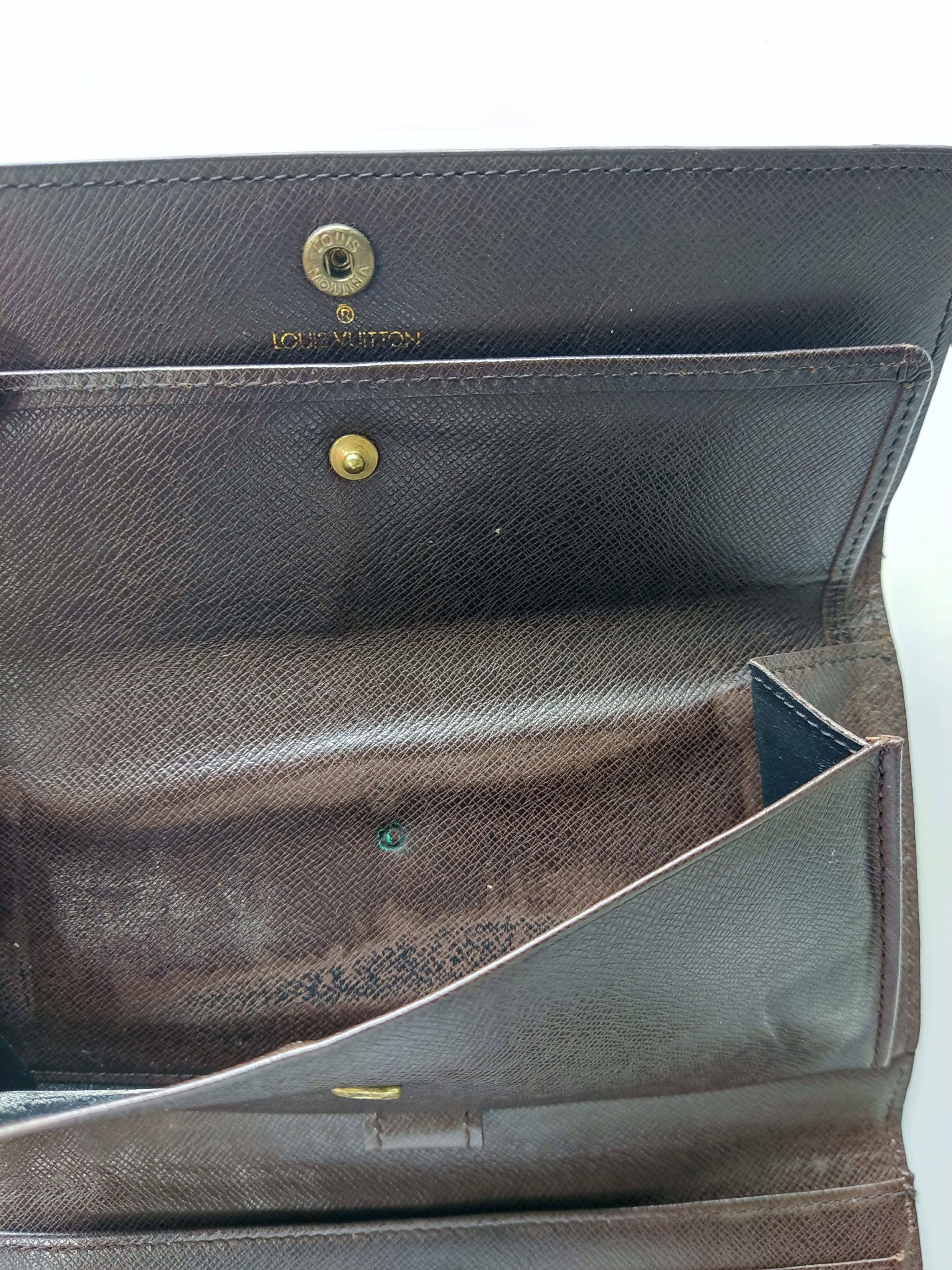 Louis Vuitton LOUIS VUITTON Limited Edition Damier Ebene Portefeuil Wallet Size ONE SIZE - 7 Thumbnail