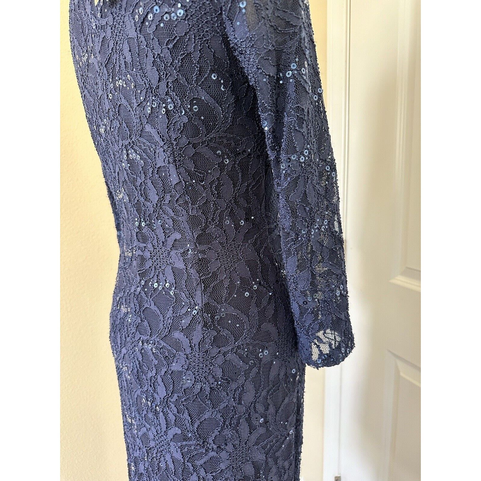 Ralph Lauren Ralph Lauren Blue Sequin Cocktail Dress Size 2 NWT Size XS / US 0-2 / IT 36-38 - 11 Thumbnail