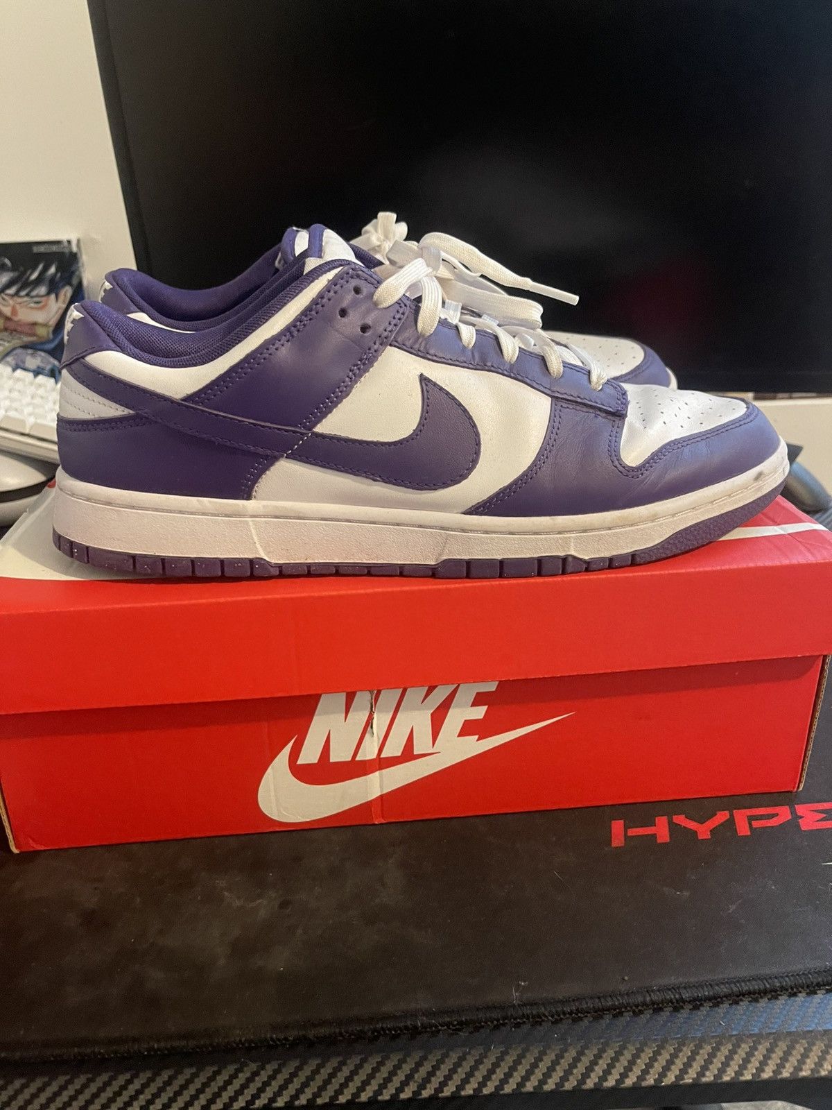 Nike Nike Dunks Championship Court Purple Size US 12.5 / EU 45-46 - 5 Thumbnail