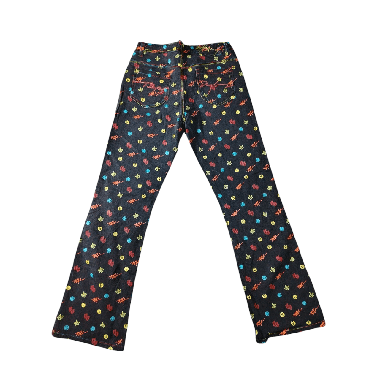 Ruff Ryders Vintage Ruff Ryders Graphic Flare Jeans Size 32" / US 10 / IT 46 - 2 Thumbnail