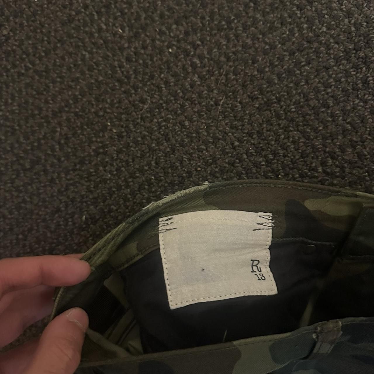 R13 R13 Skywalker Camo Stacked Jeans Size US 31 - 6 Thumbnail