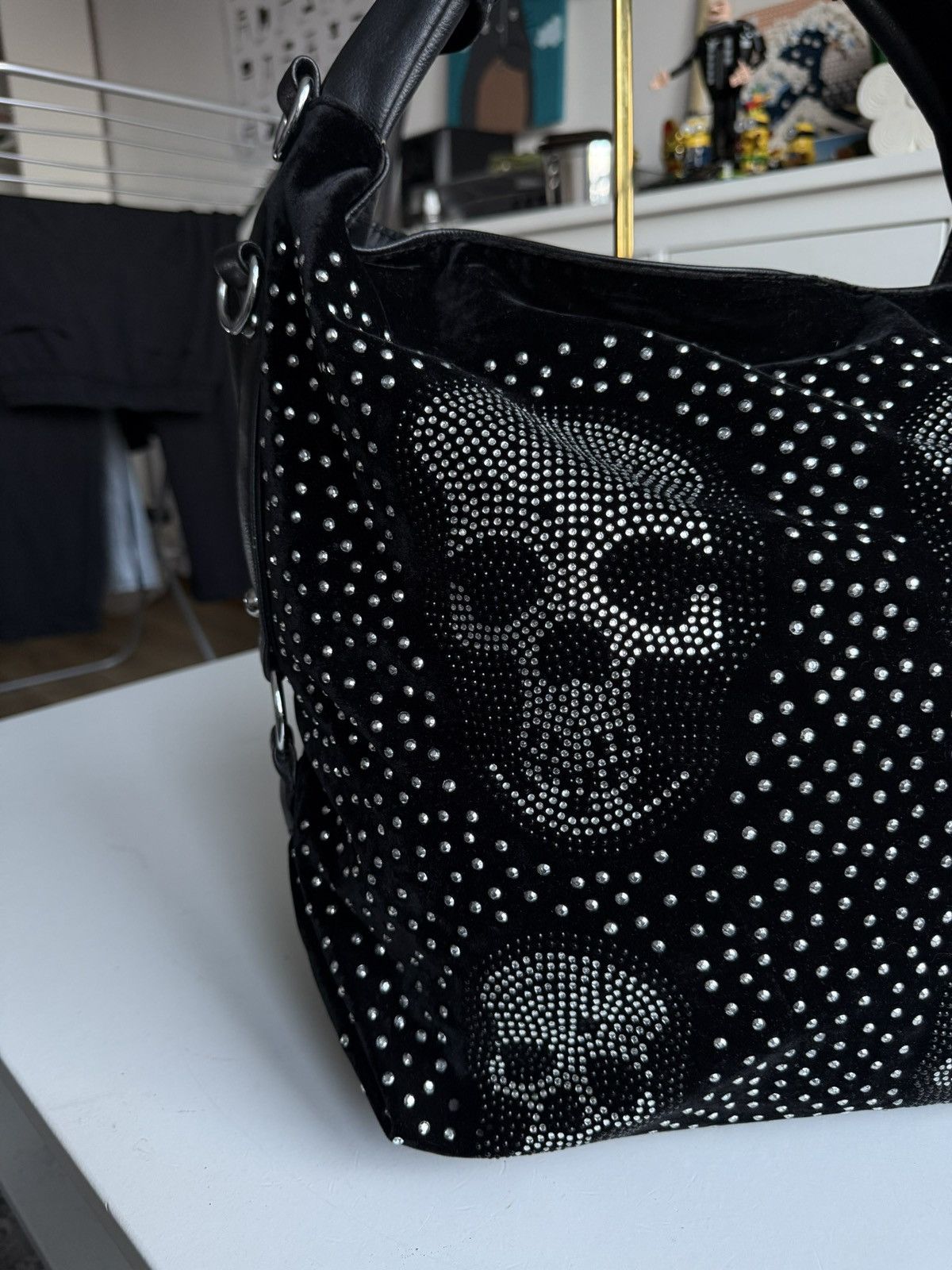 Affliction × Japanese Brand VIntage y2k leather shoulder hand bag avantgarde opium retro Size ONE SIZE - 3 Thumbnail