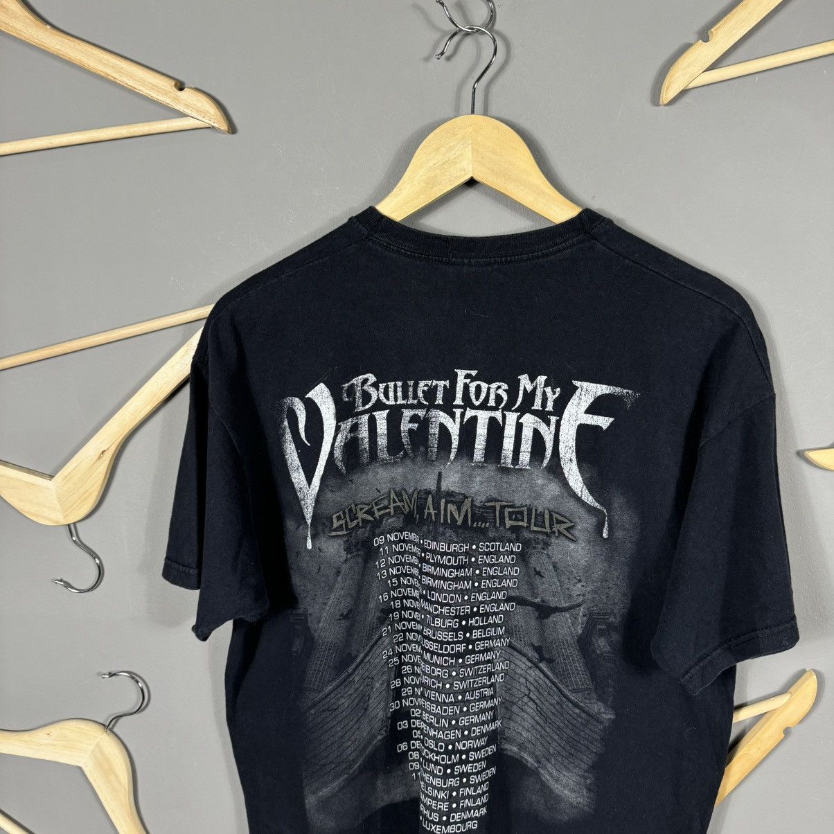 Band Tees Bullet For My Valentine 2008 Y2K Band T-shirt Size US L / EU 52-54 / 3 - 6 Thumbnail