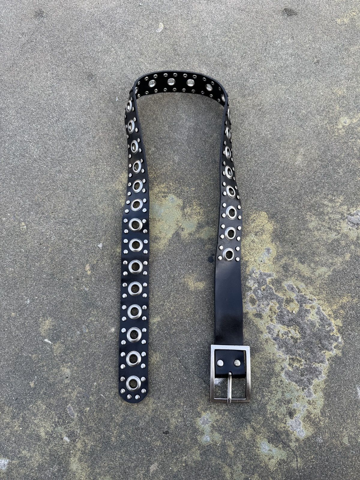 Vintage Studed Belt With One Prong Design Size ONE SIZE - 2 Thumbnail