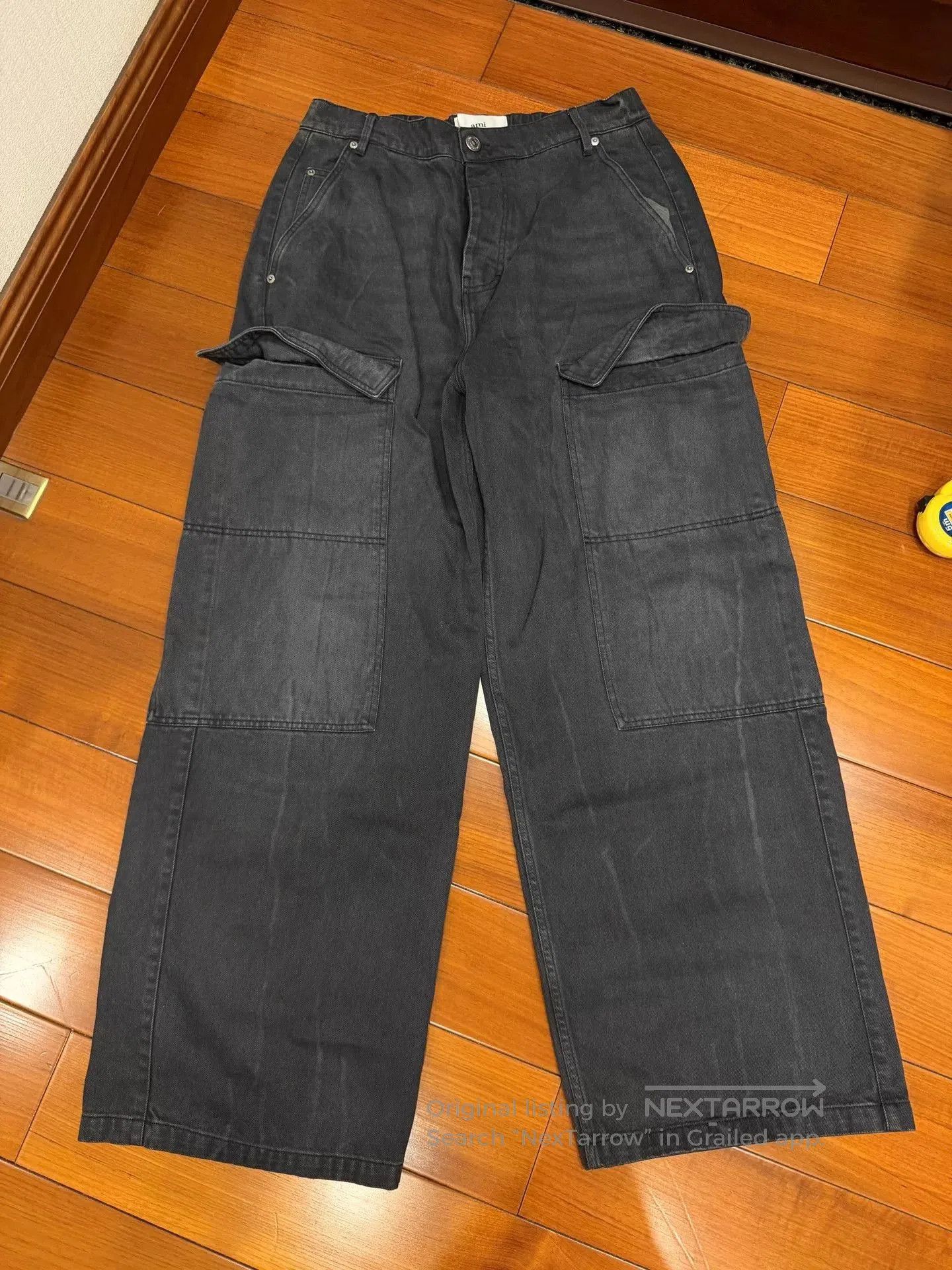 AMI AMI Black Cargo Wide. Size US 30 / EU 46 - 1 Thumbnail