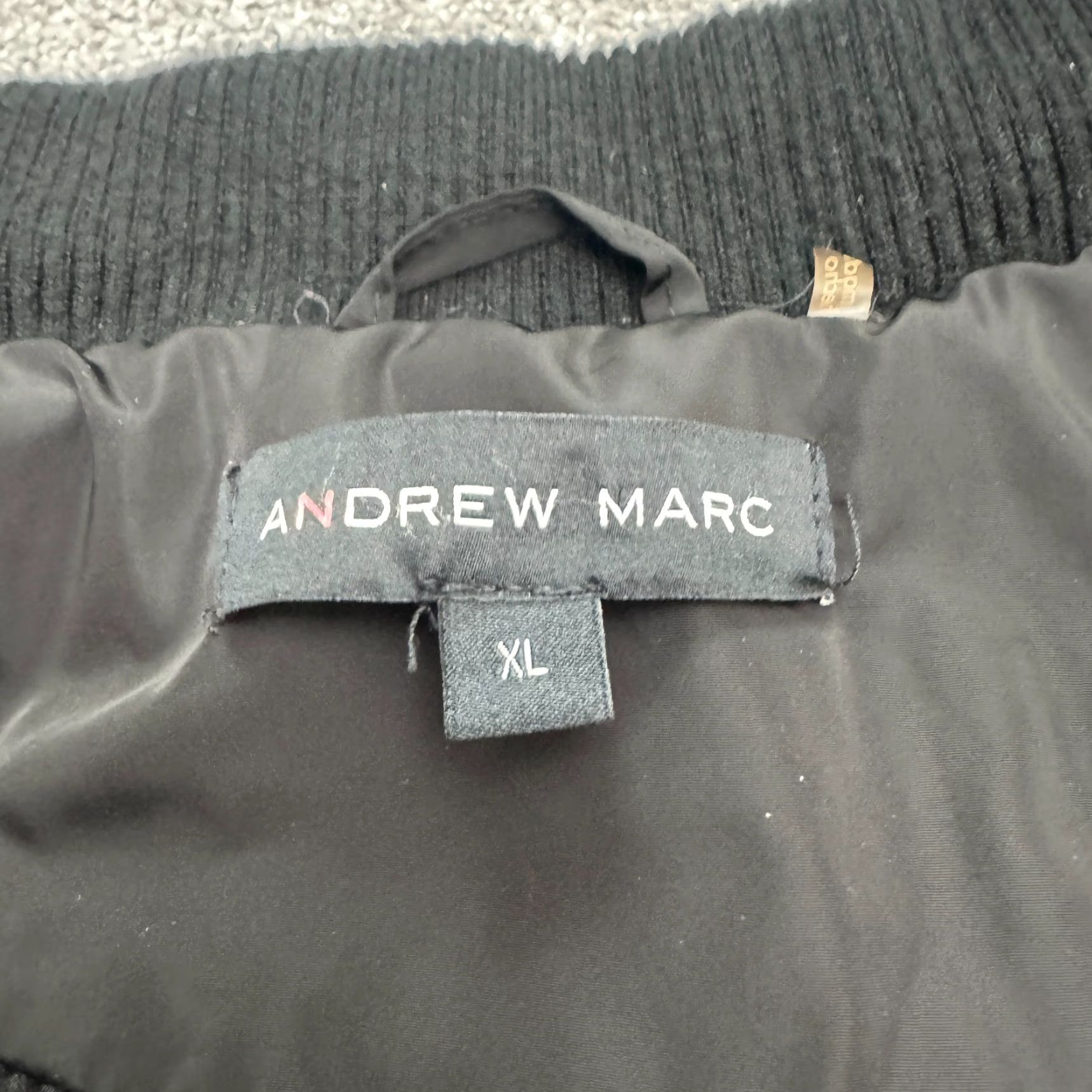 Andrew Marc Andrew Marc Vest Womens XL Black Quilted Puffer Full Zip Pockets Outdoor Size XL / US 12-14 / IT 48-50 - 6 Thumbnail