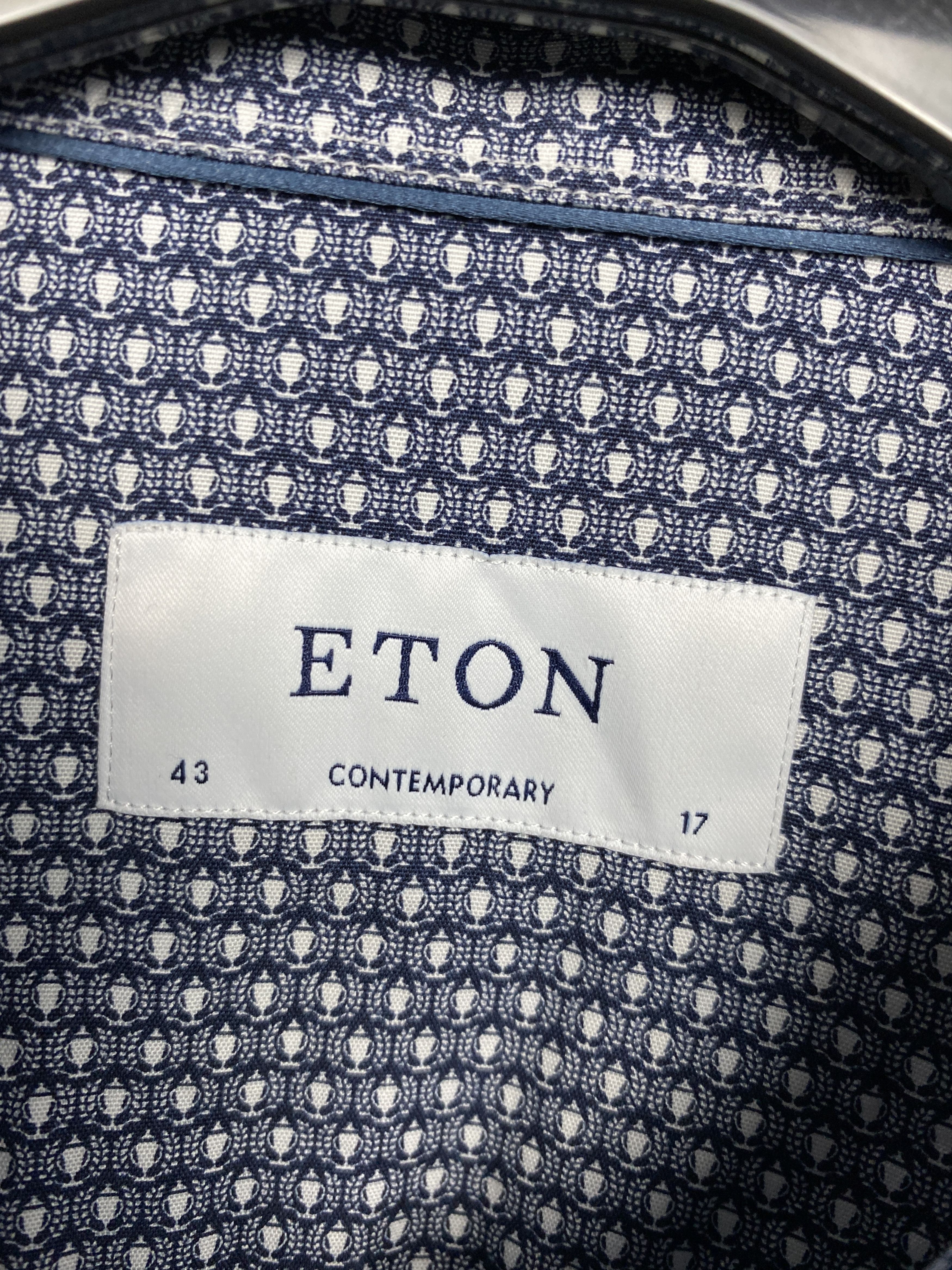 Eton Eton Vintage Mens Long Sleeve Shirt Size US L / EU 52-54 / 3 - 3 Thumbnail