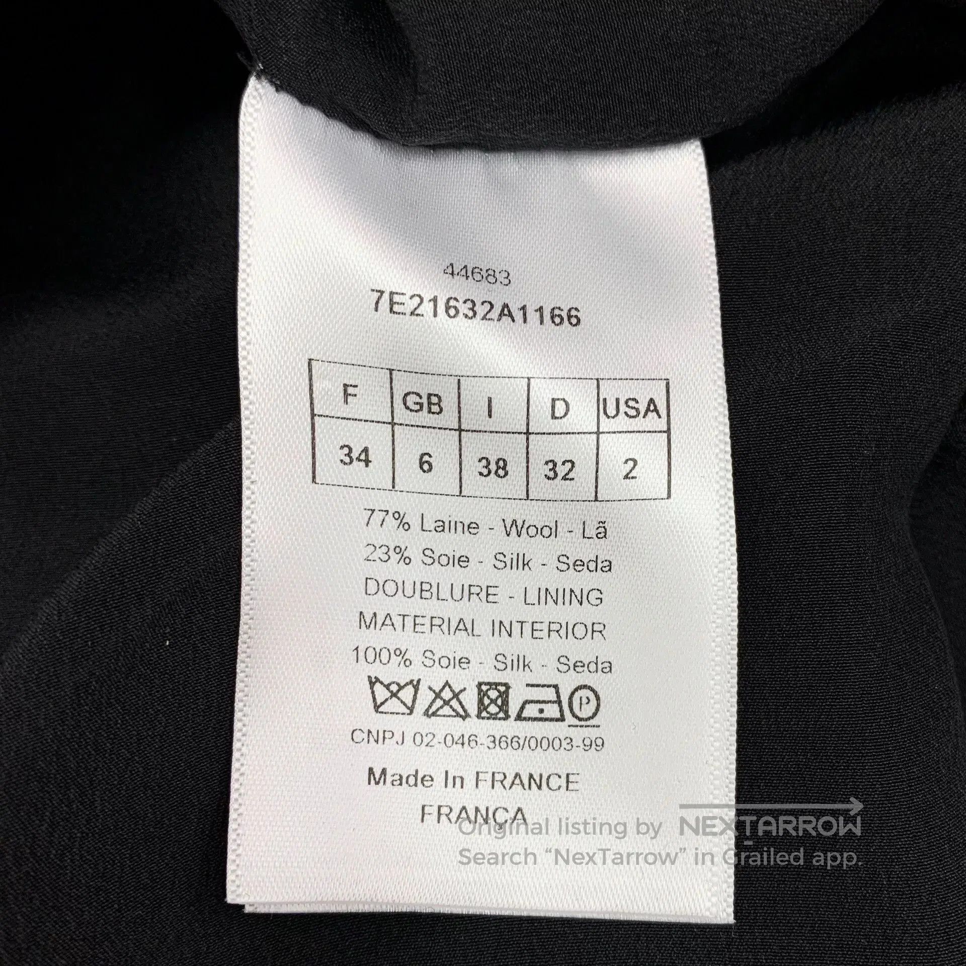 Dior dior black cotton short sleeve dress. Size US 34 / EU 50 - 6 Thumbnail