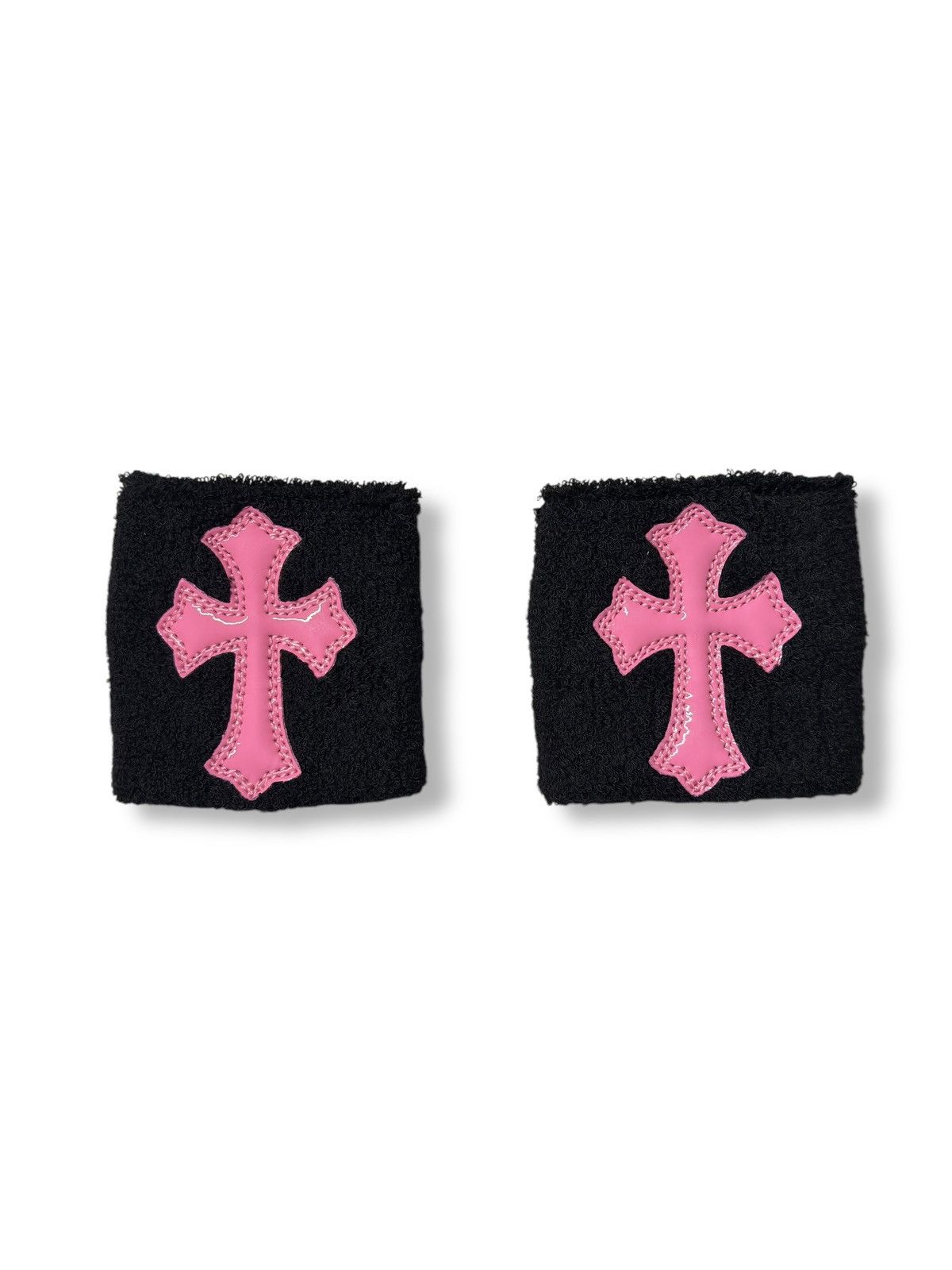 Chrome Hearts Pink Cross Patch Sweatbands