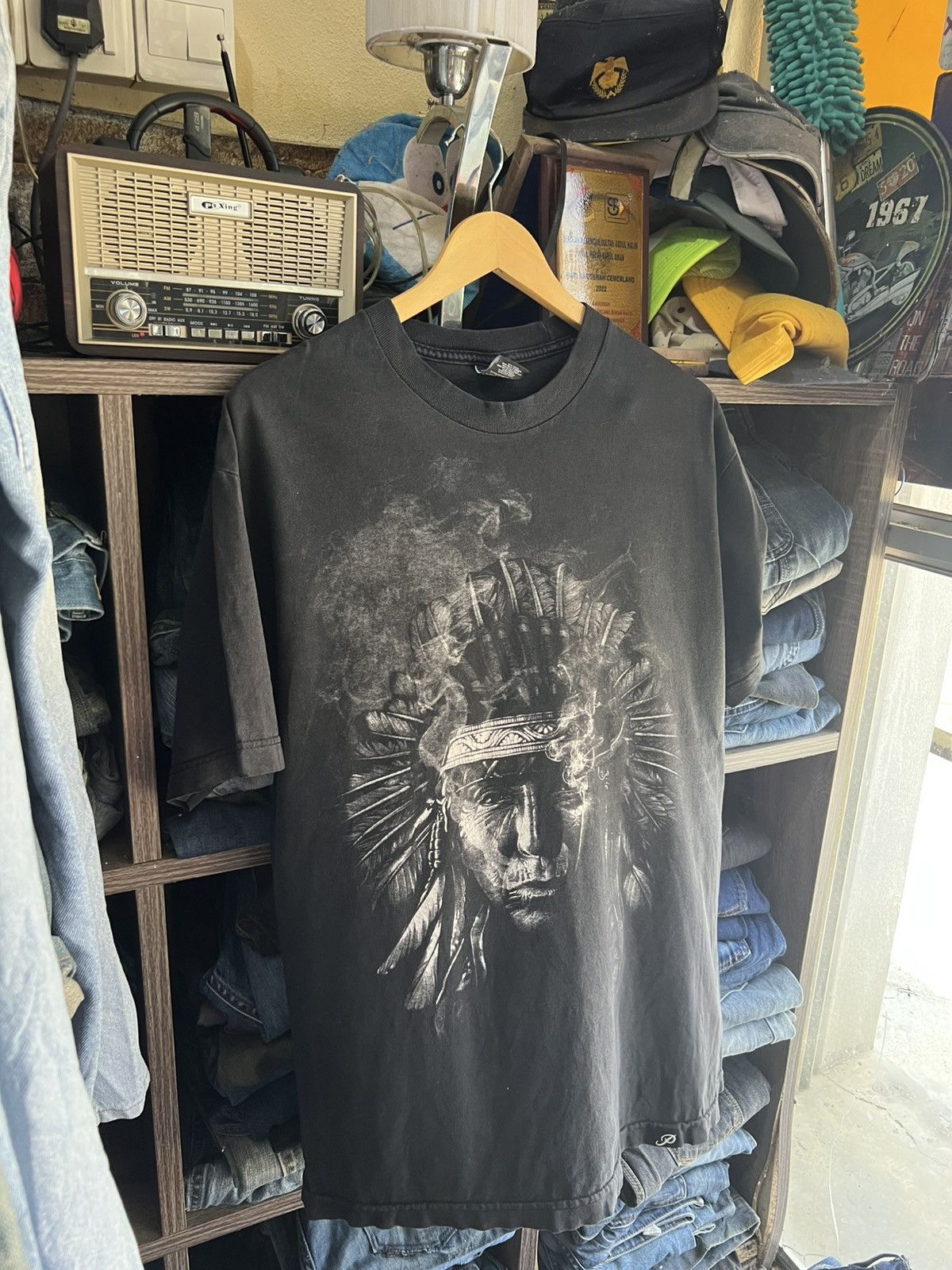 Primitive 🔥Vintage Primitive Apparel Red Indian Tee Size US M / EU 48-50 / 2 - 10 Thumbnail