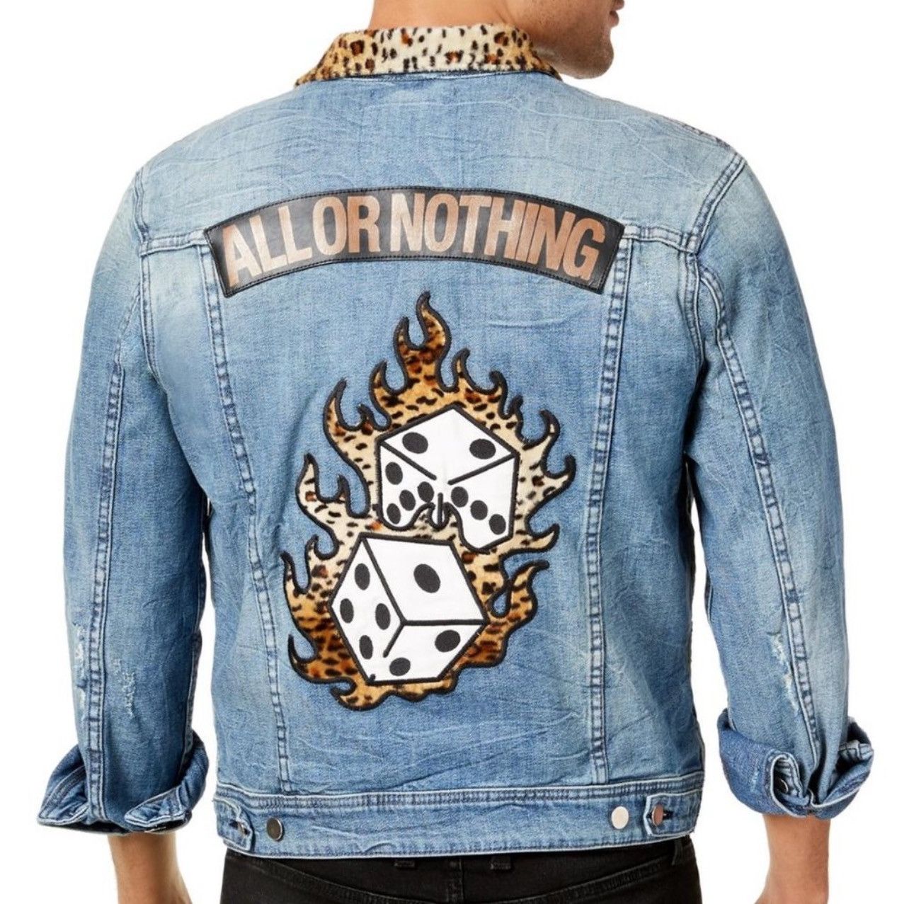 Guess All Or Nothing Rex Denim Jean Jacket Size US M / EU 48-50 / 2 - 2 Thumbnail