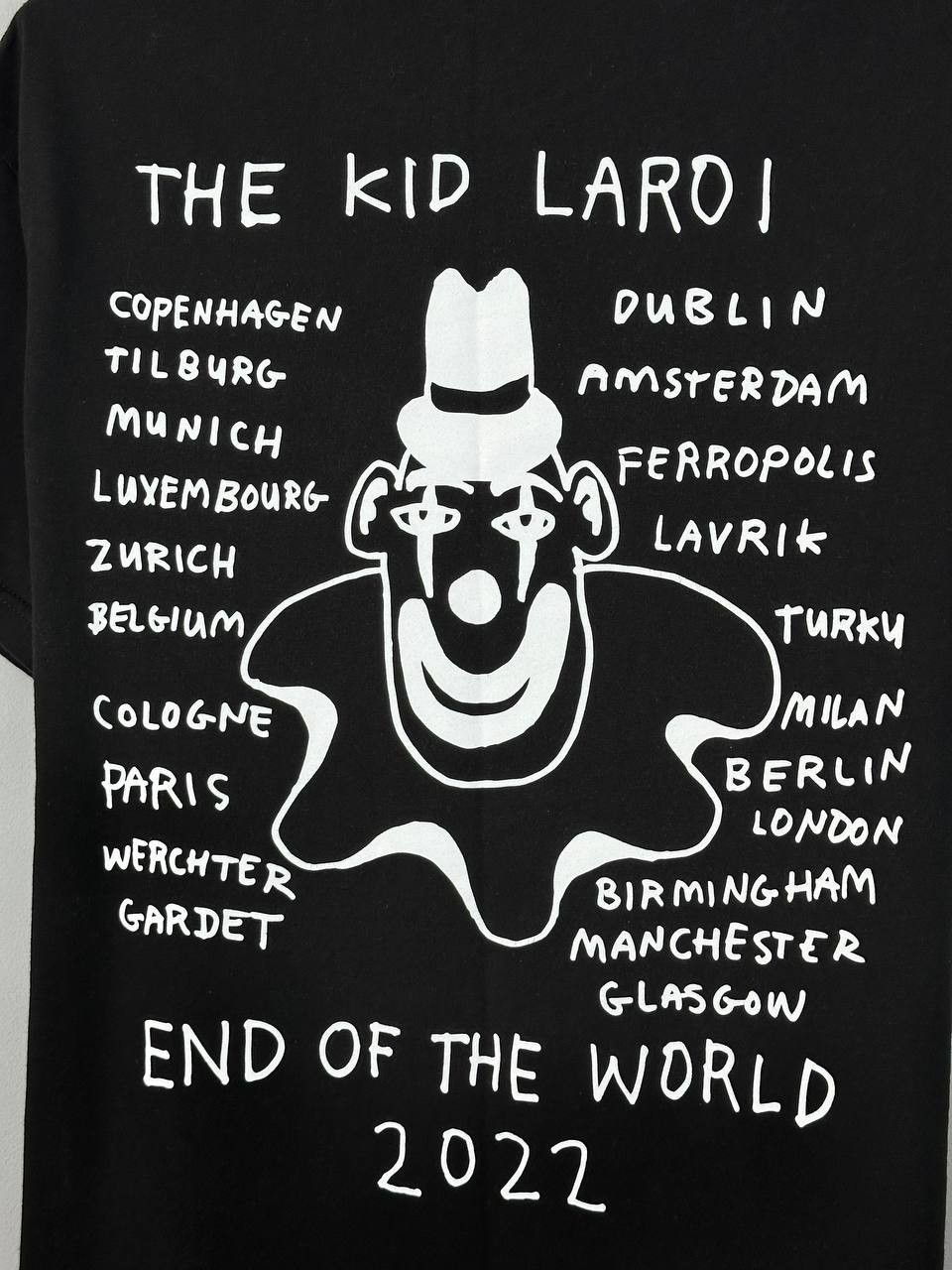 Rap Tees The Kid Laroi End Of The World Tour T Shirt Size US XL / EU 56 / 4 - 8 Thumbnail