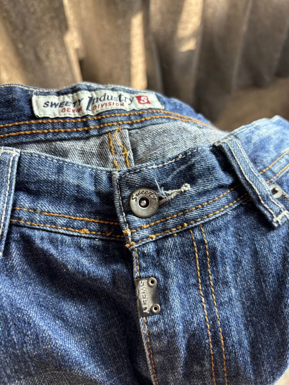 Japanese Brand VTG Bootcut Archive Zip Pockets japanese flared Jeans Y2K Size US 32 / EU 48 - 10 Thumbnail