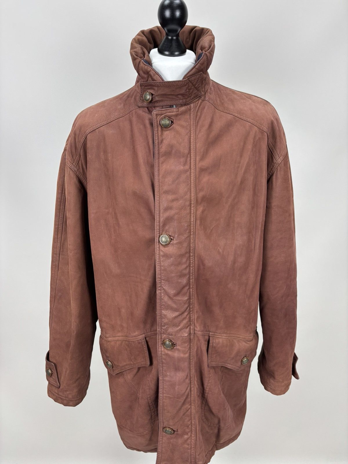 Yves Saint Laurent Mens vintage leather jacket Yves Saint Laurent Size 50 Size US M / EU 48-50 / 2 - 2 Thumbnail