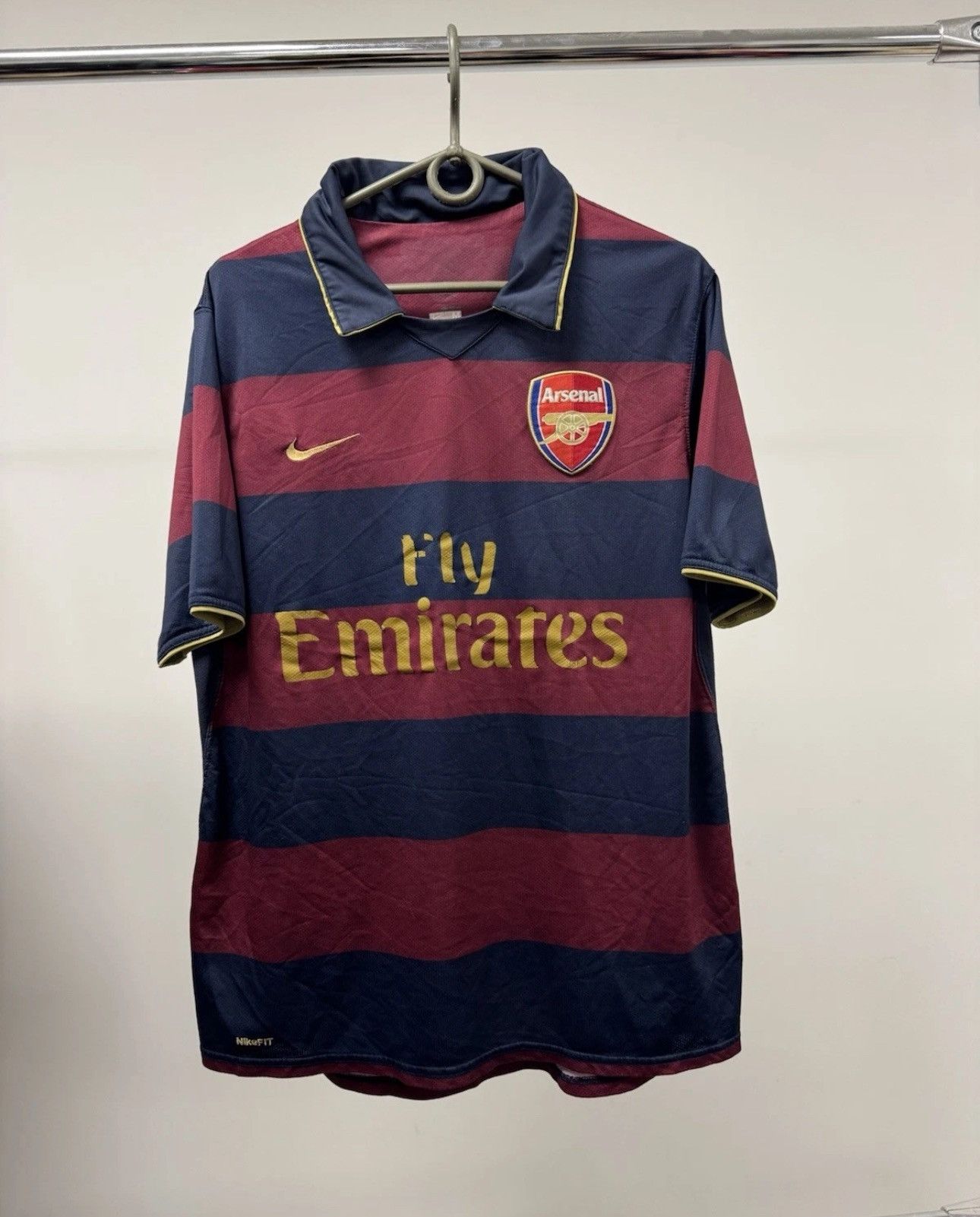 Nike × Vintage Vintage Nike Arsenal London Third Jersey 2007/08 Blockore Size US M / EU 48-50 / 2 - 1 Thumbnail