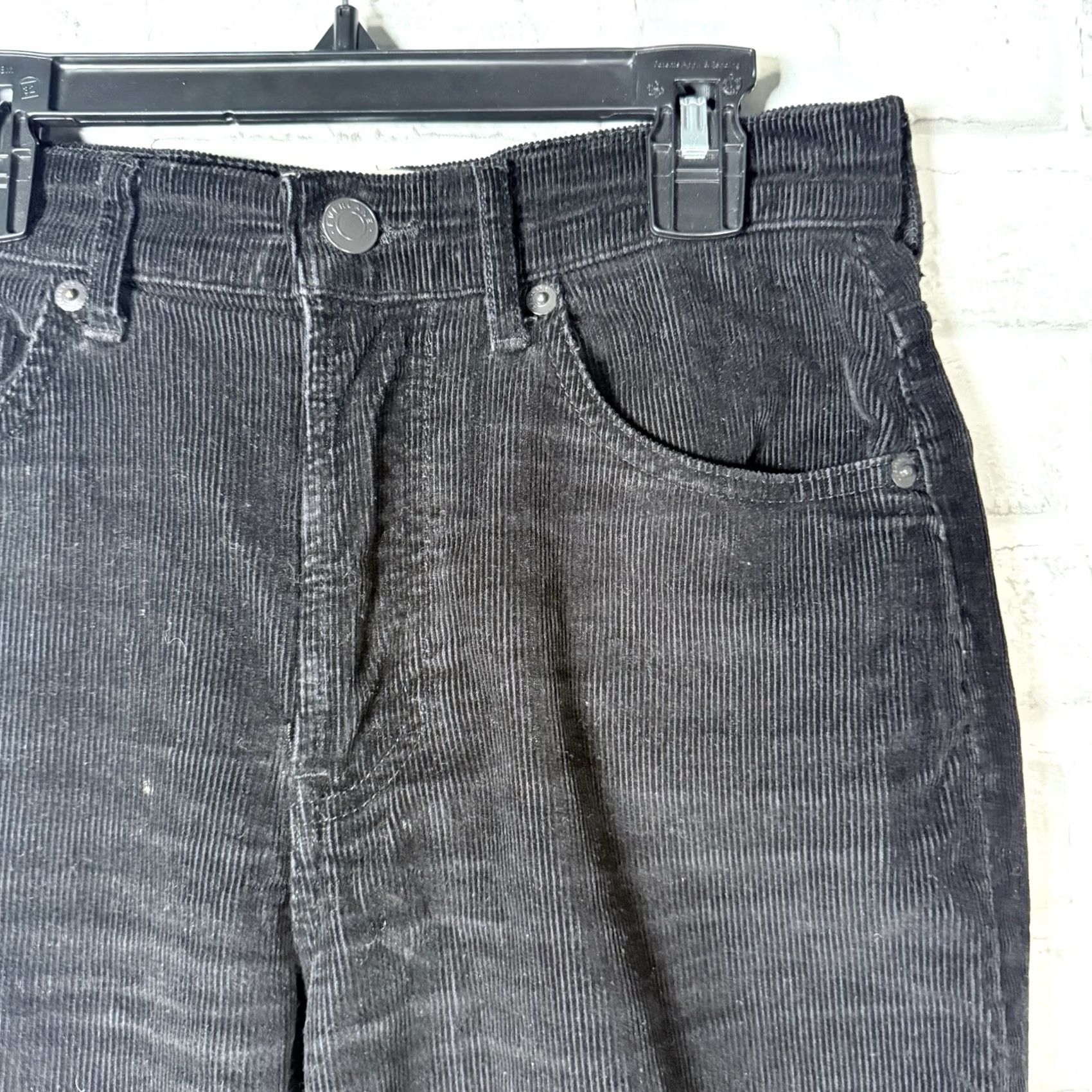 Everlane Everlane Black Corduroy Cotton Crop Pants Womens Size 25 Inseam 26.5in Corduroy Cropped Pants Women 25 26.5in Size 42" / US 20 - 2 Thumbnail