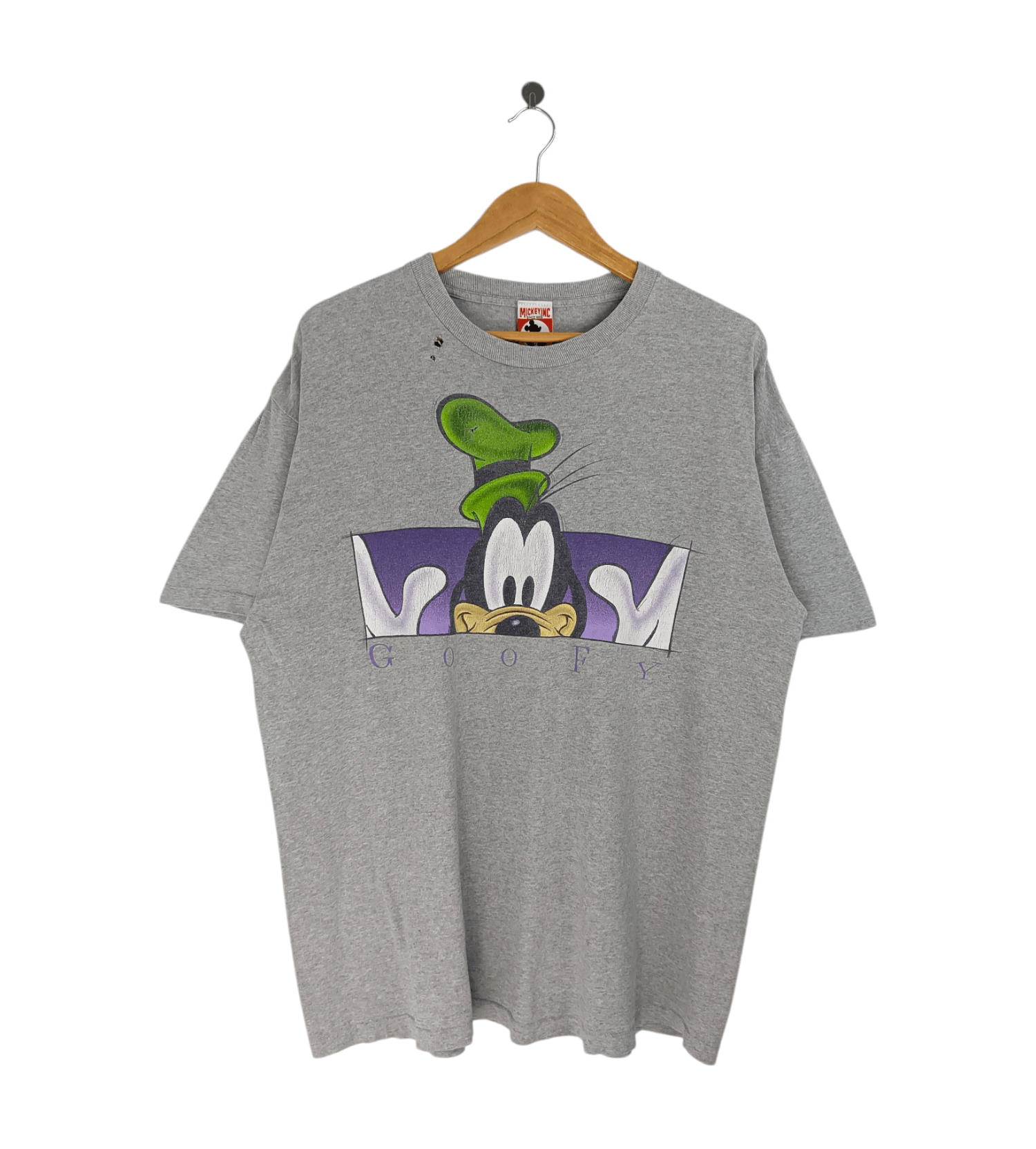 Cartoon Network THRASHED FADED VINTAGE 90'S GOOFY TEE mickey duck pooh Size US L / EU 52-54 / 3 - 1 Thumbnail