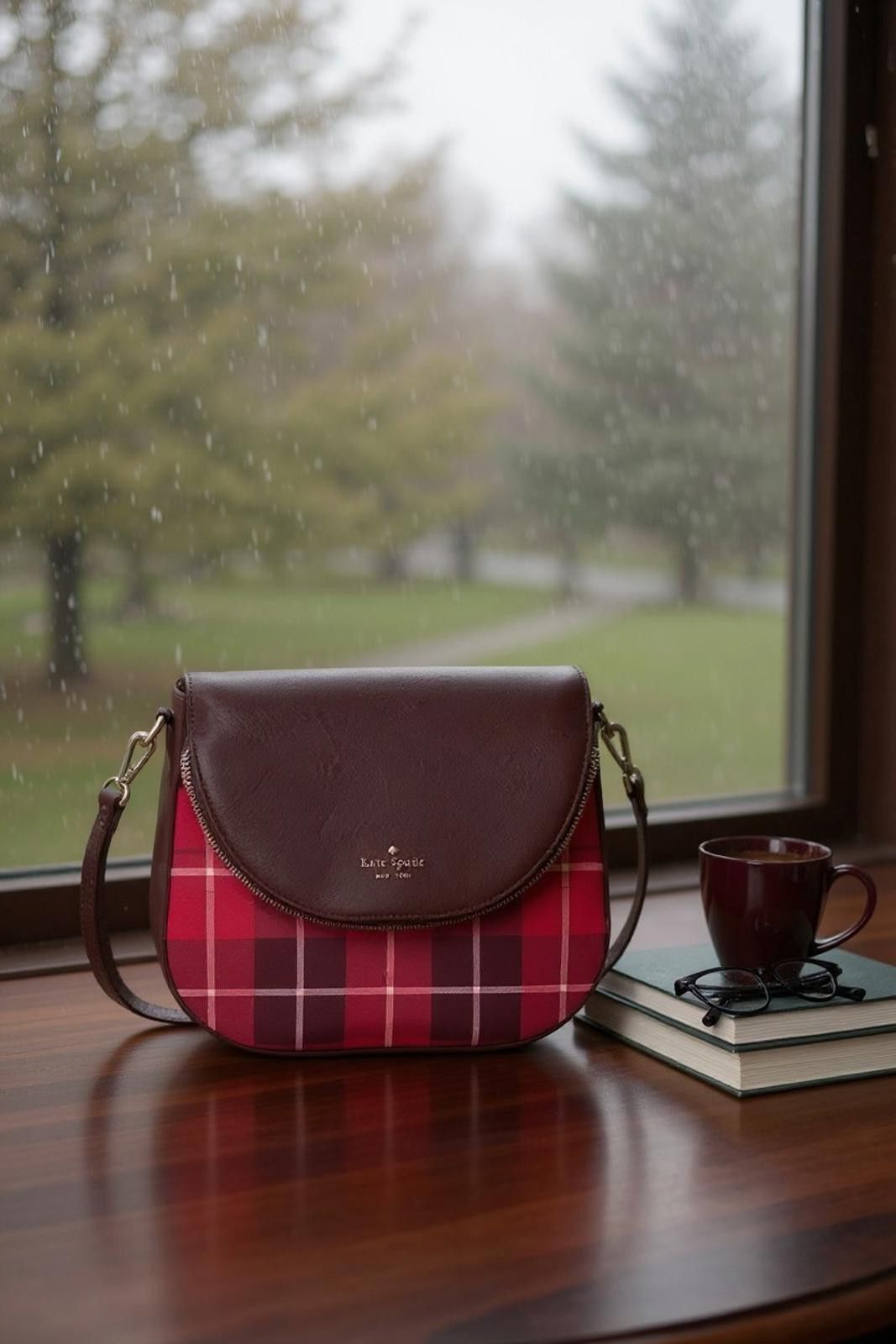 Other Kate Spade Leila Plaid Medium Flap Shoulder Bag - NWOT (New) Size ONE SIZE - 1 Thumbnail