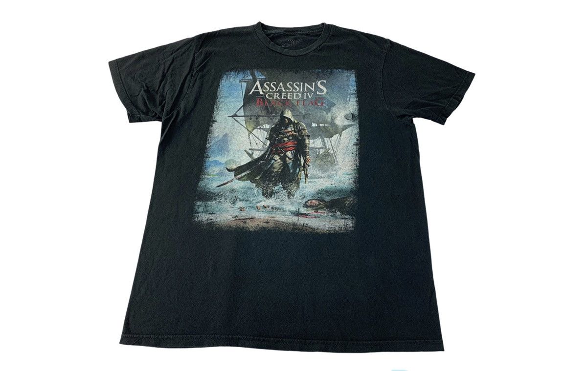 The Game Assasin Creed IV Black Flag Action Fantasy Game Big Logo Tee Size US L / EU 52-54 / 3 - 1 Thumbnail