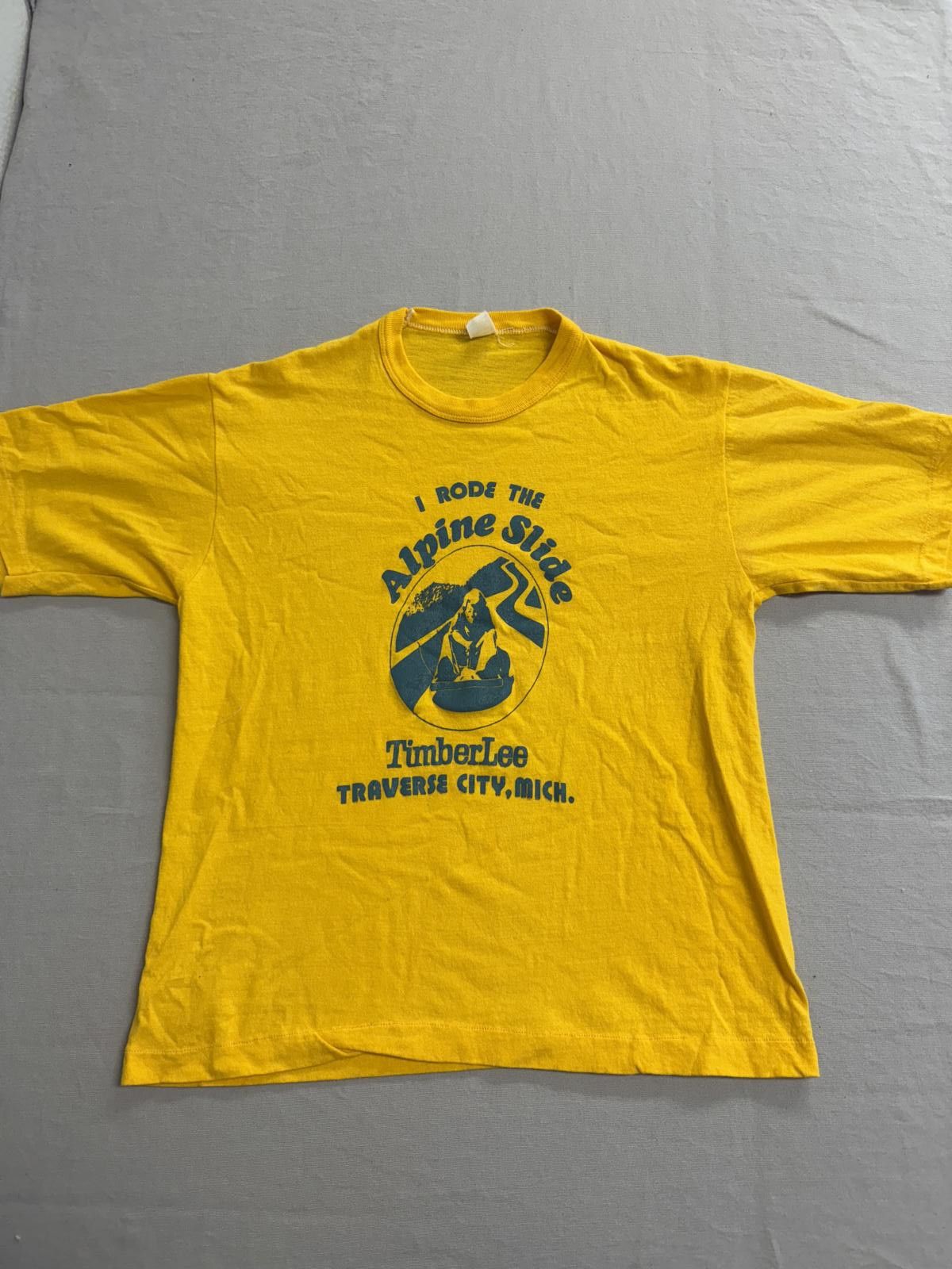 Other Vintage Rode the Alpine Slide T-shirt Traverse City Michigan Size US XL / EU 56 / 4 - 1 Thumbnail