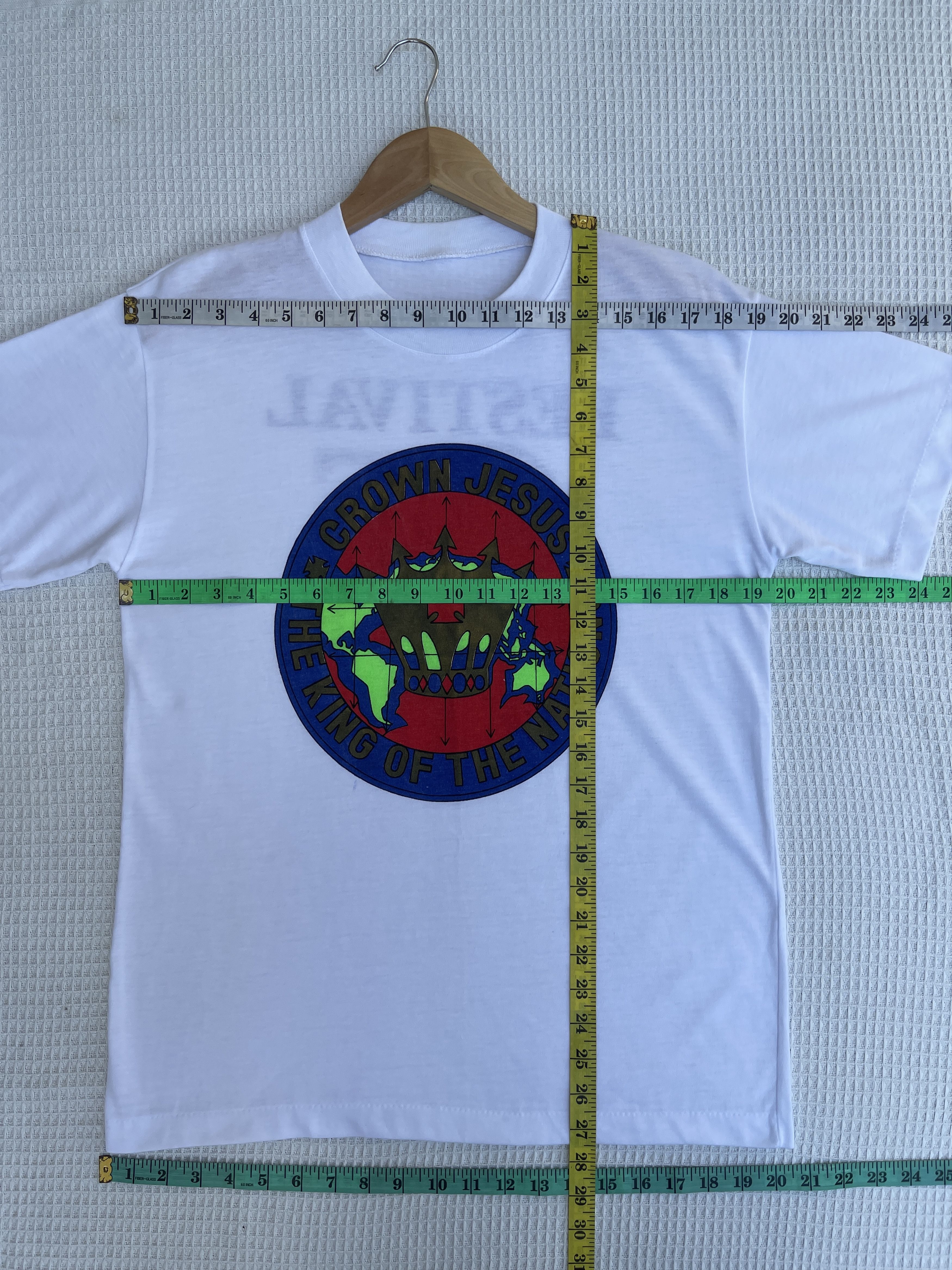Other Last Drop🔥Rare🔥Vintage 90s Jesus Festival Of Praise T-Shirt Size US M / EU 48-50 / 2 - 7 Thumbnail