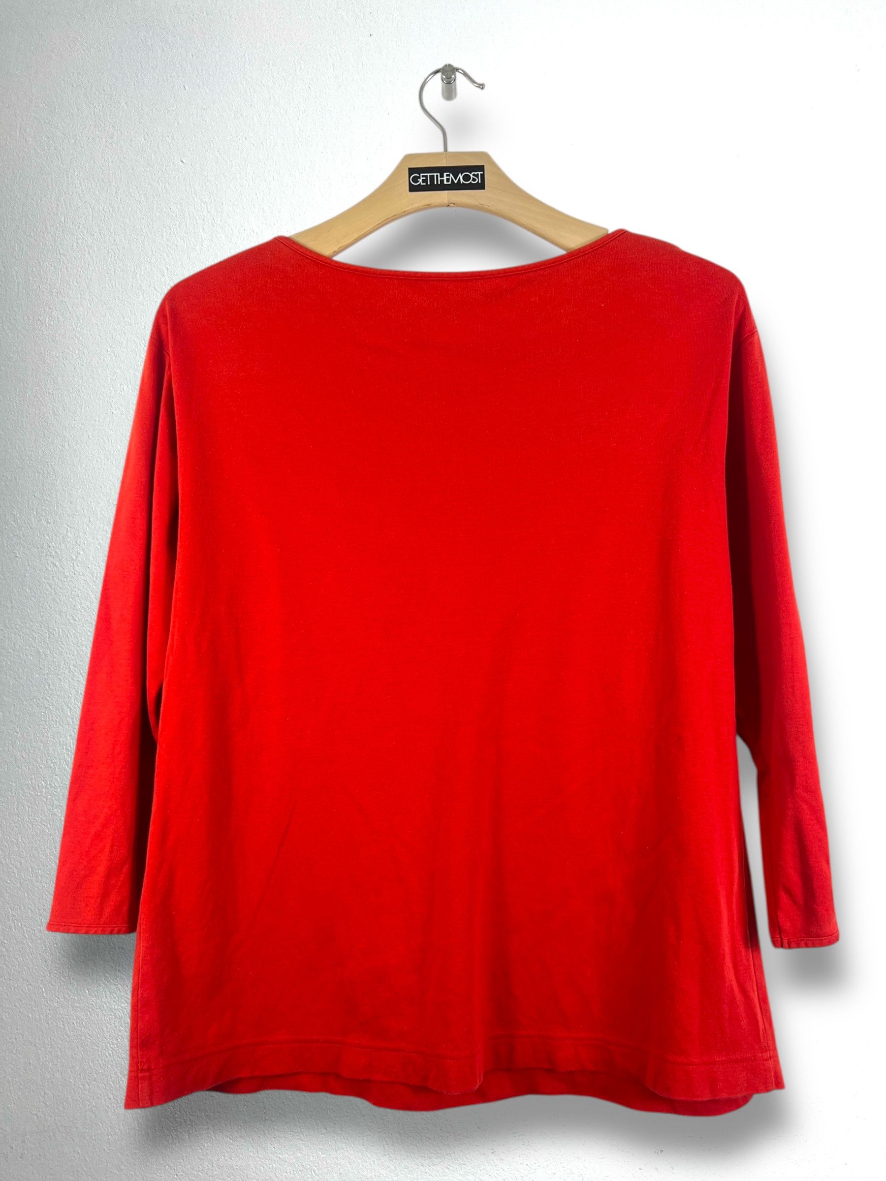 Dior Vintage Christian Dior Embroidery Box Logo L/S Tee GTMP111 Size L / US 10 / IT 46 - 9 Thumbnail