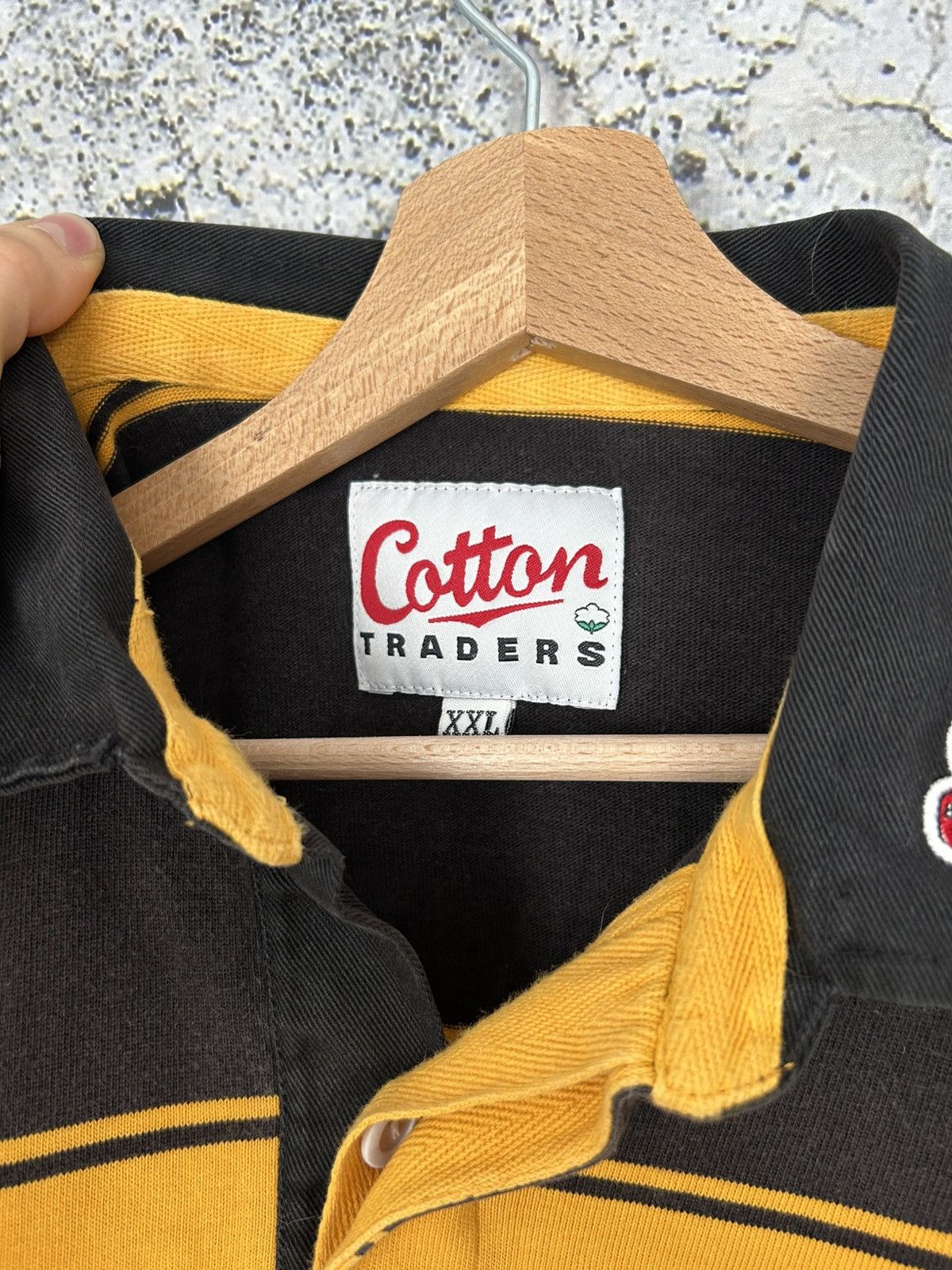 Cotton Traders Vintage Cotton Traders 90s Rugby Jersey Sport Rare Archive Size US XXL / EU 58 / 5 - 5 Thumbnail