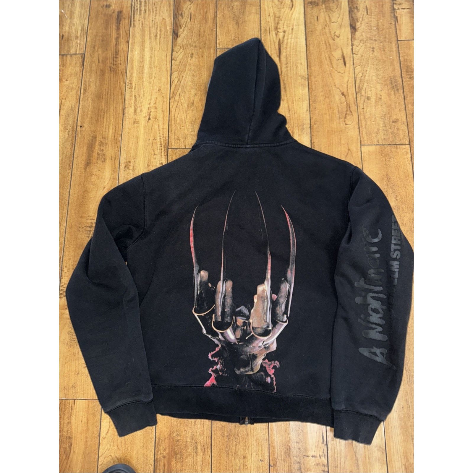 Band Tees × Vintage Freddy Krueger Nightmare On Elm Street Full Zip 23x26 XL Size US XL / EU 56 / 4 - 6 Thumbnail