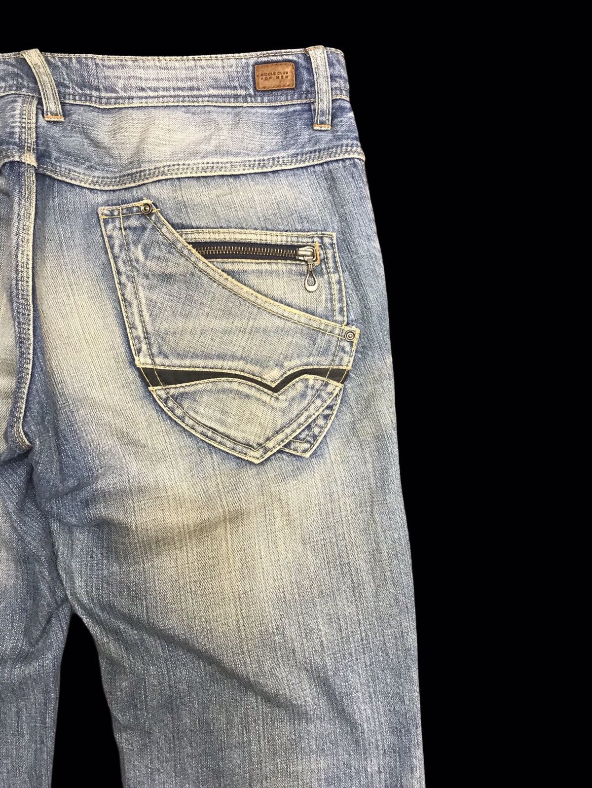 Japanese Brand 💥FLARE💥NCFM Japan Design Seditionari Fade Flare Denim F108 Size US 34 / EU 50 - 13 Thumbnail