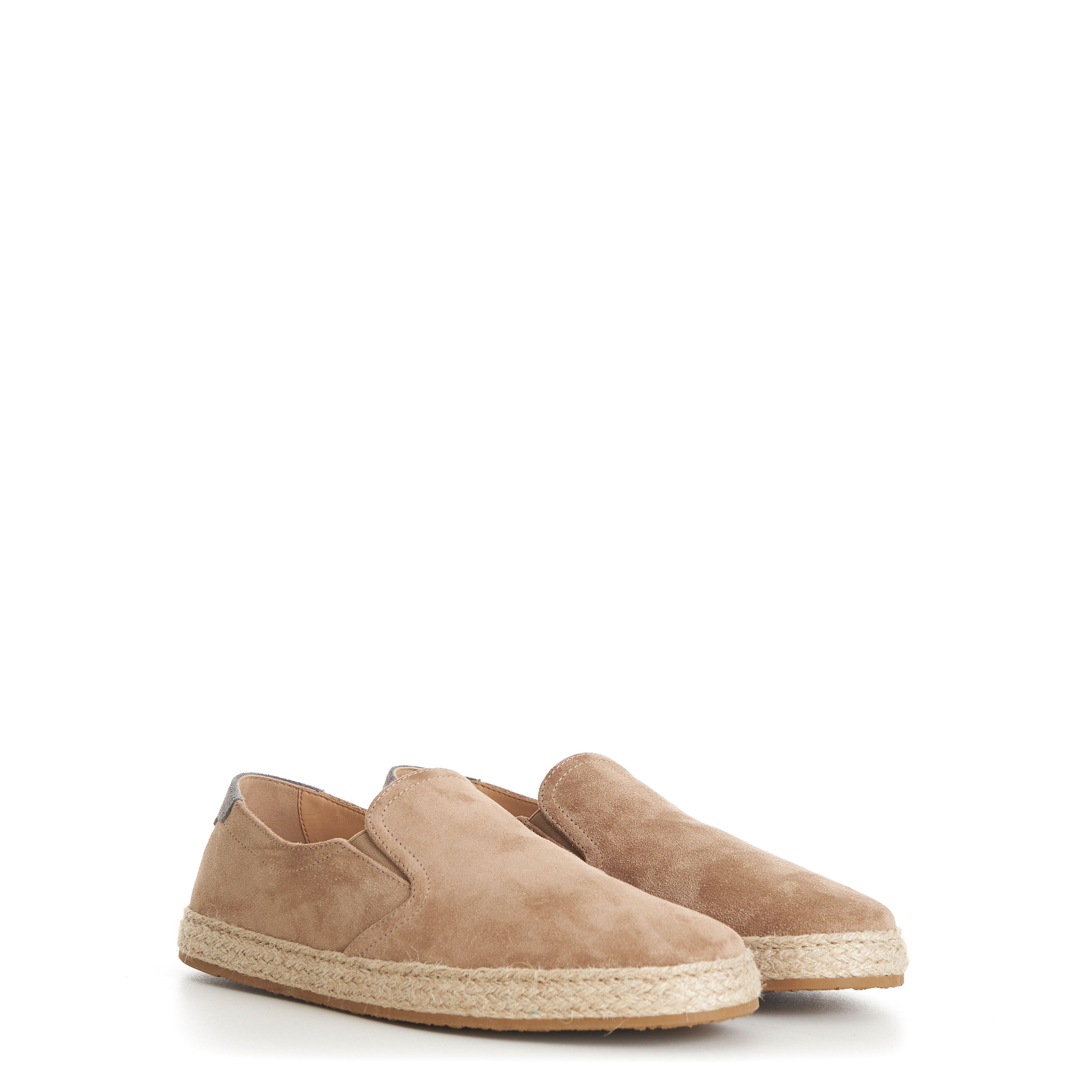 Brunello Cucinelli Brown Slip-on Shoes Espadrilles - Rope Insert, Suede Size US 9.5 / EU 42-43 - 1 Thumbnail