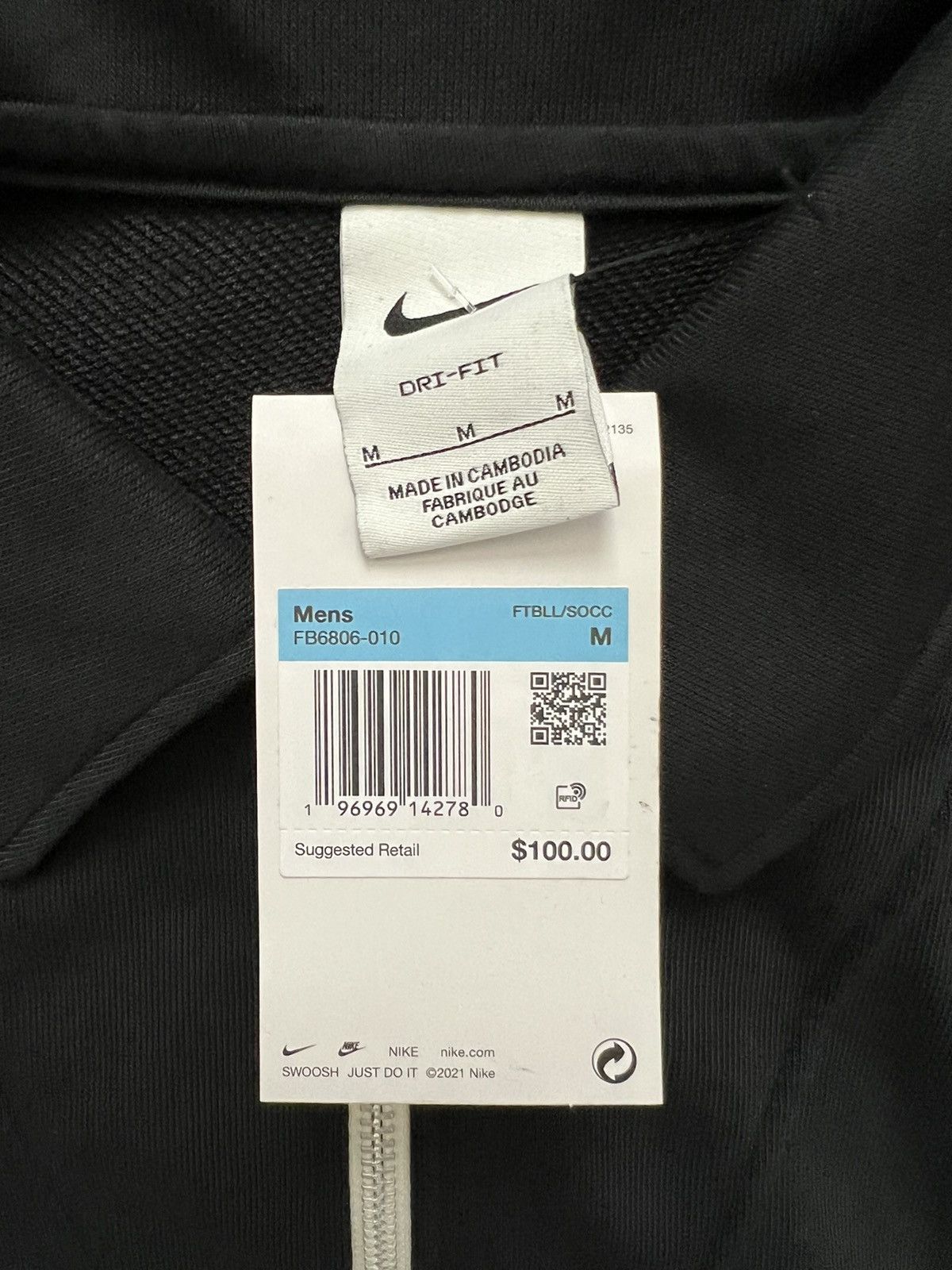 Nike Nike Standard Issue 1/4 Zip Top Culture of Football Size US M / EU 48-50 / 2 - 9 Thumbnail