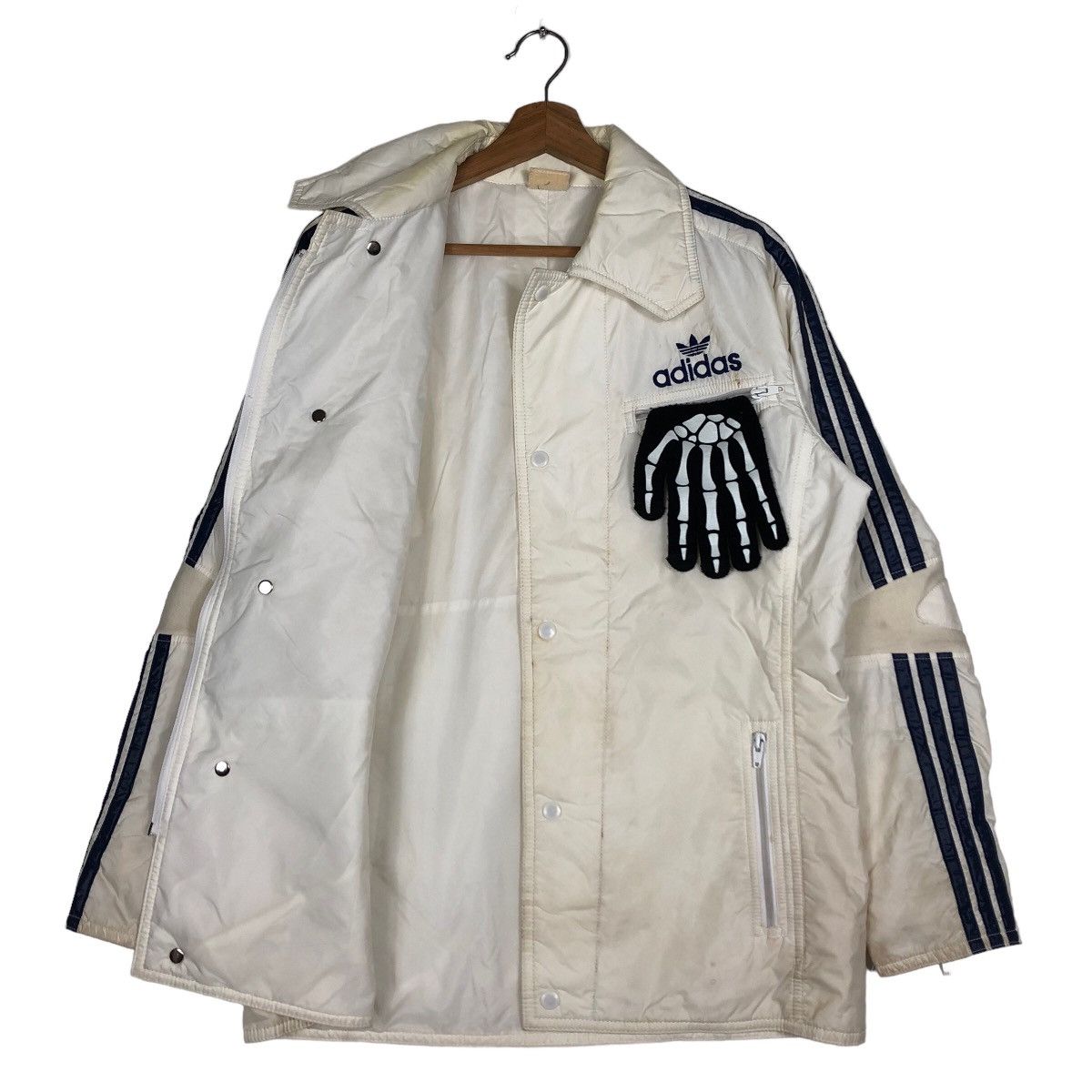 Adidas 🔥90’s Vintage Adidas Light Puffer Down Jacket Japan Size US M / EU 48-50 / 2 - 9 Thumbnail