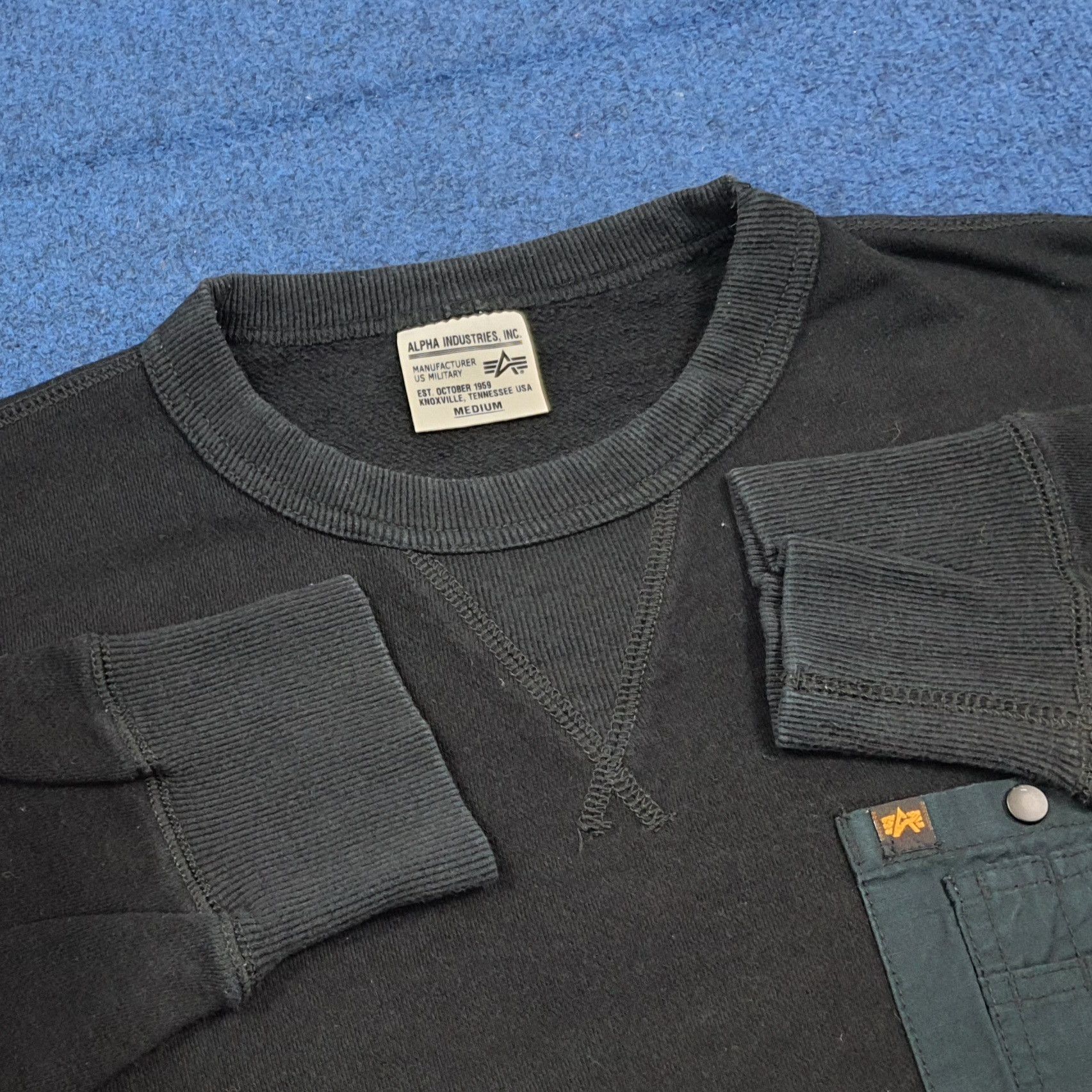 Alpha Industries Vintage Alpha Industries Pocket Custom Logo C289N16 Size US M / EU 48-50 / 2 - 7 Thumbnail