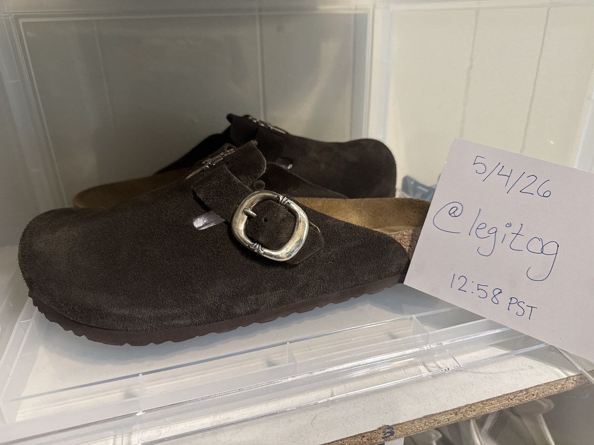 Birkenstock × Chrome Hearts Chrome Hearts x Birkenstock Mocca Brown Dagger Size US 11 / EU 44 - 7 Thumbnail