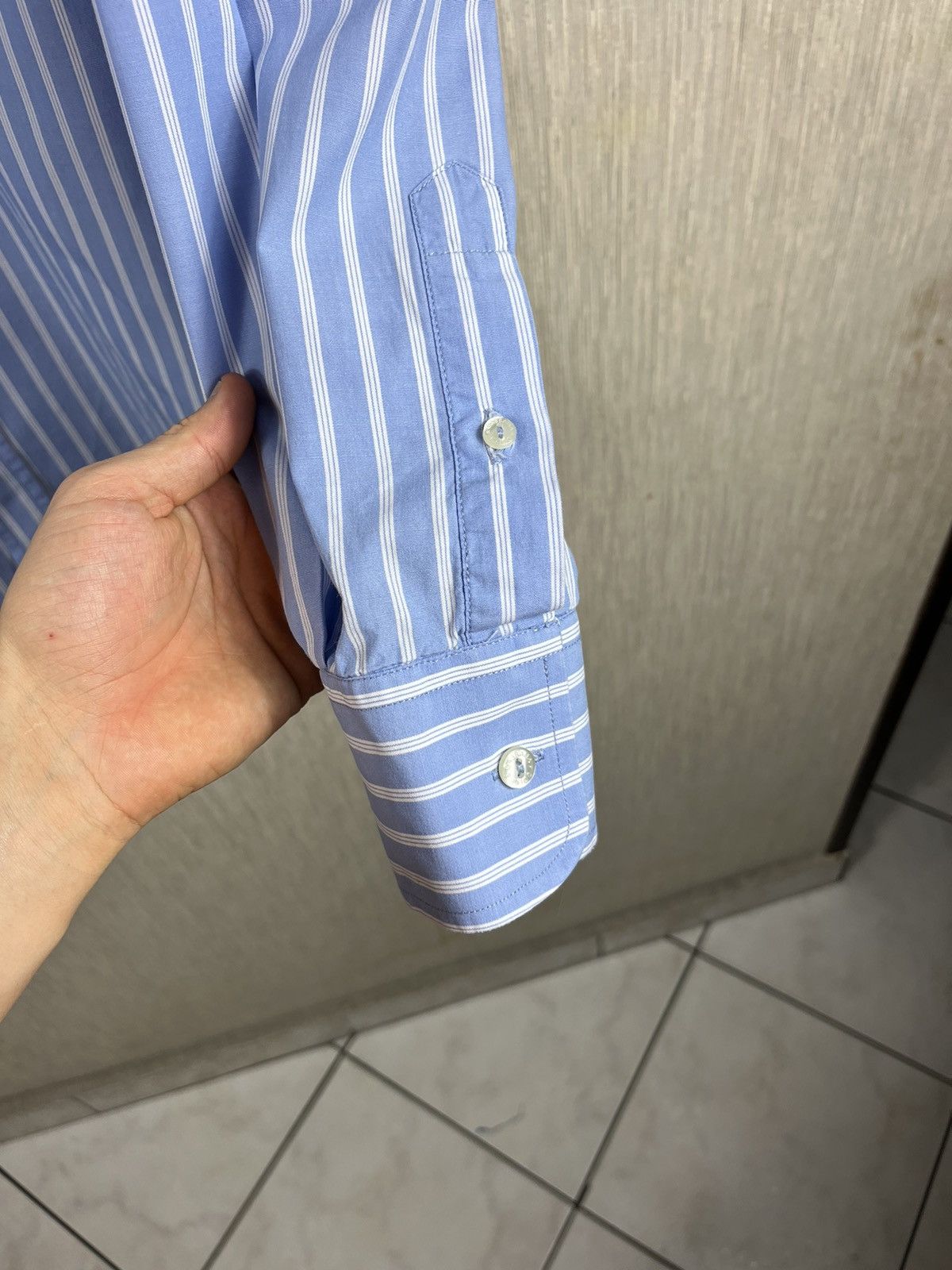 Dolce & Gabbana Dolce & Gabbana striped classic casual shirt with big collar Size US S / EU 44-46 / 1 - 15 Thumbnail