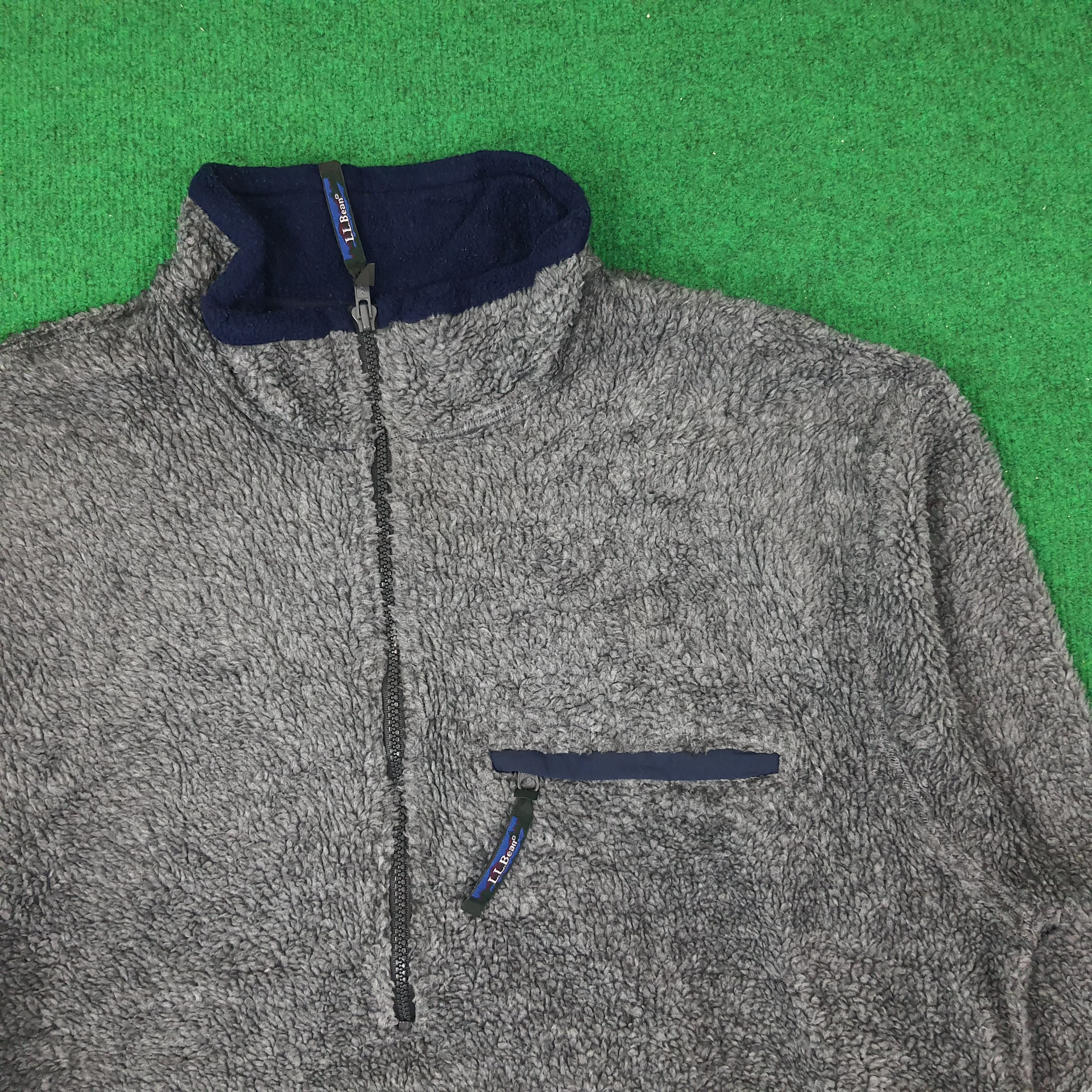 L.L. Bean Vintage L.L. Bean Outdoor Zipper Fleece Jacket C224N16 Size US XL / EU 56 / 4 - 2 Thumbnail