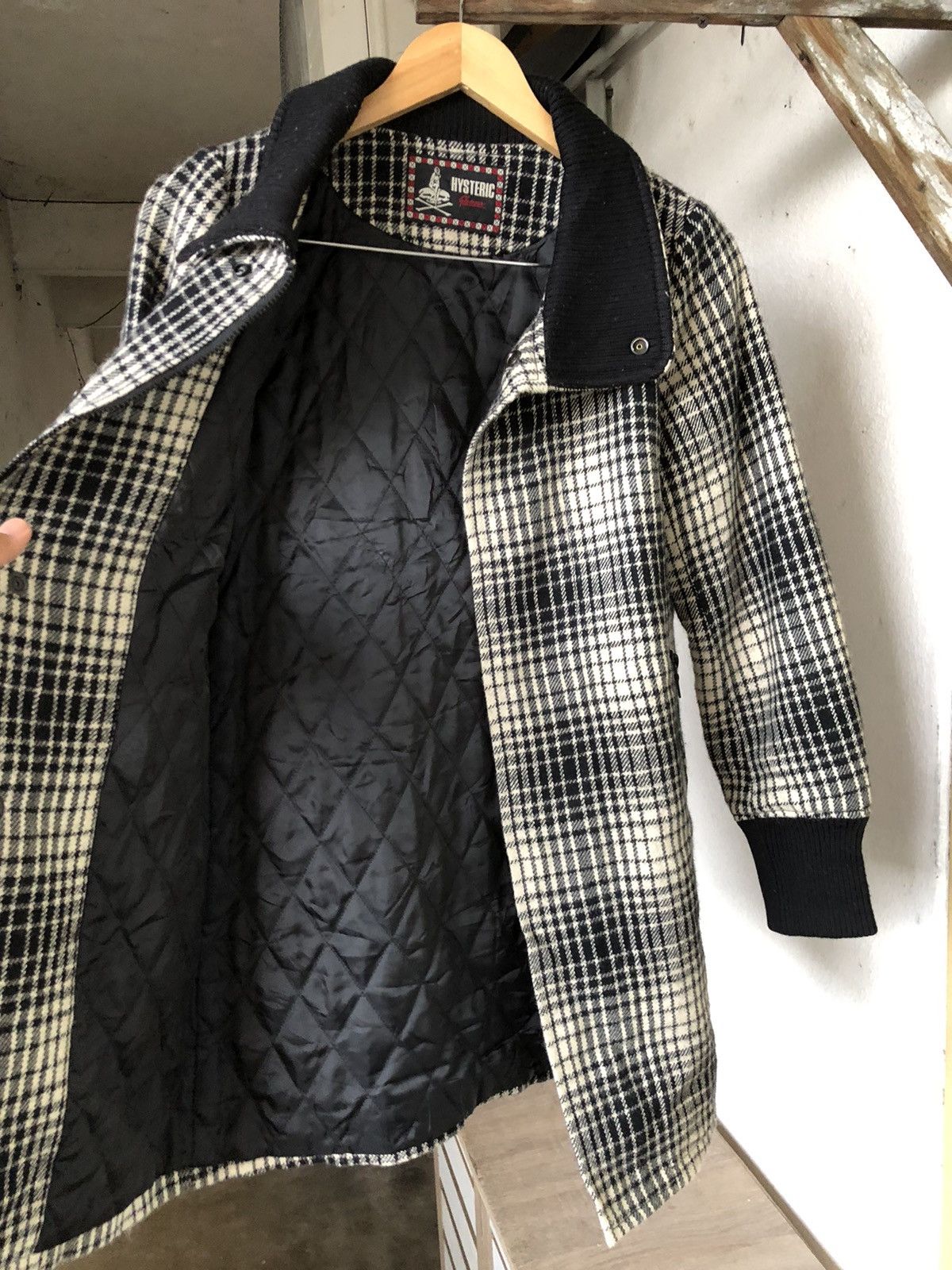 Hysteric Glamour Hysteric Glamour Ginham Wool Coat Jacket Size ONE SIZE - 16 Thumbnail