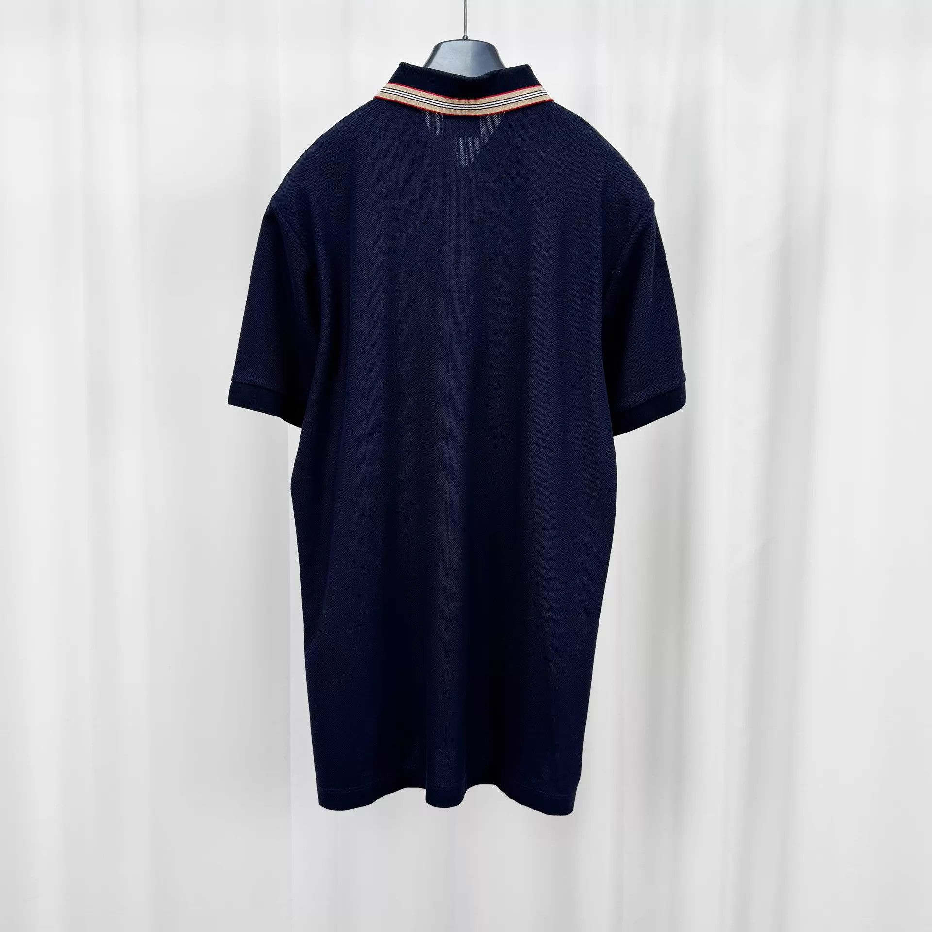 Burberry Burberry Embroidered Logo Striped Polo L 99 New Size US L / EU 52-54 / 3 - 2 Thumbnail